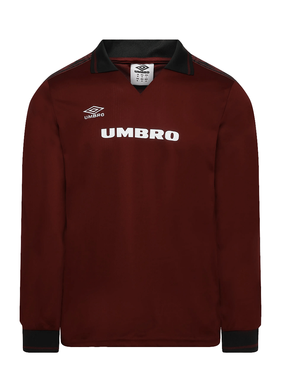 Umbro - Taped LS Jersey - fotbollströjor - burgundy - 0