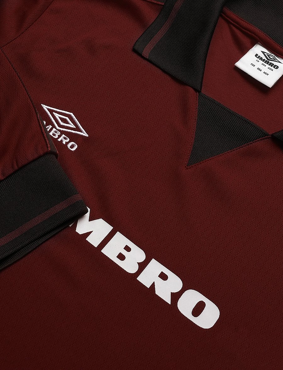 Umbro - Taped LS Jersey - fotbollströjor - burgundy - 2