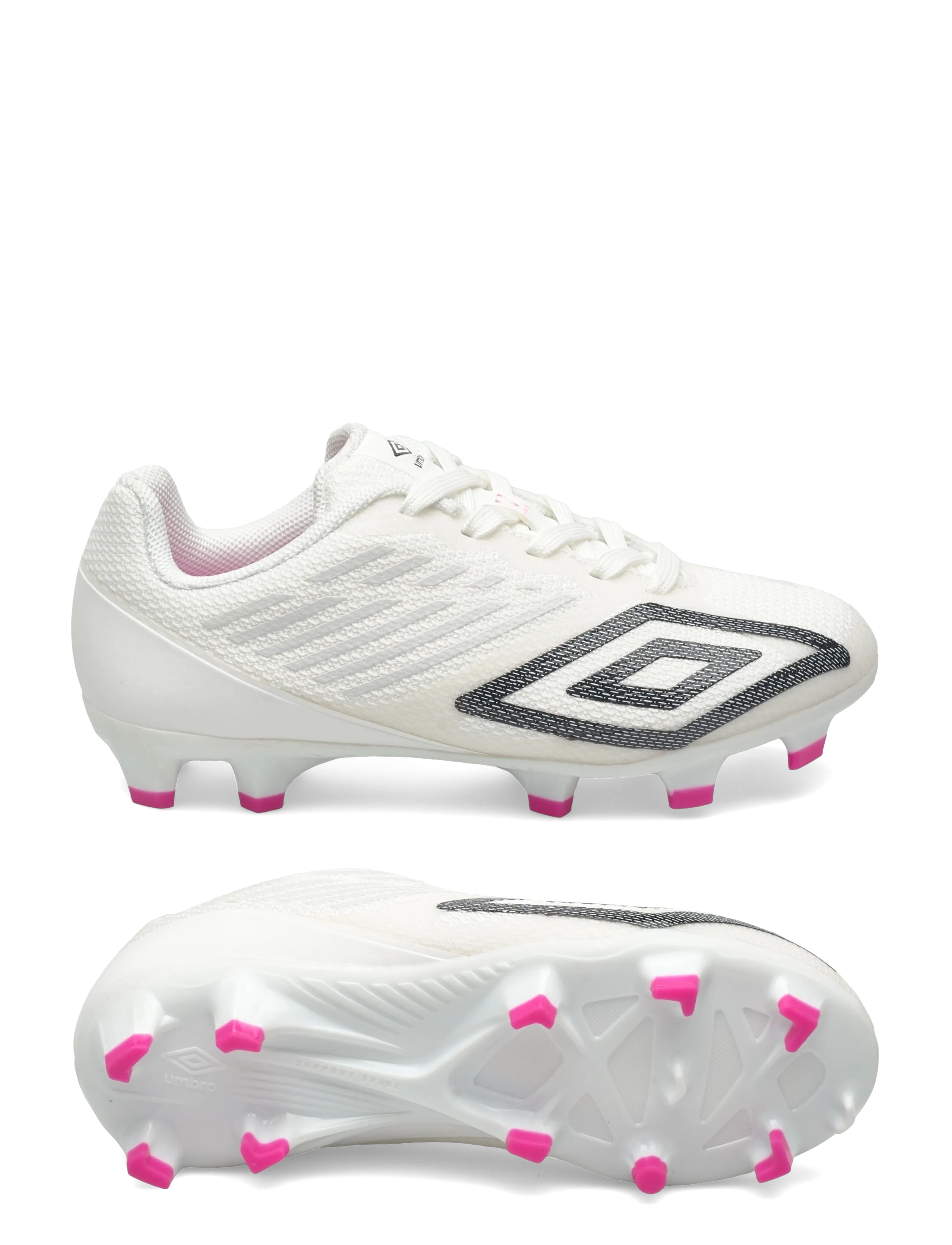 Umbro Velocita Decima Team Fg Jr, Børn, Junior Fodboldstøvler Fast Underlag, Hvid, Str: 35