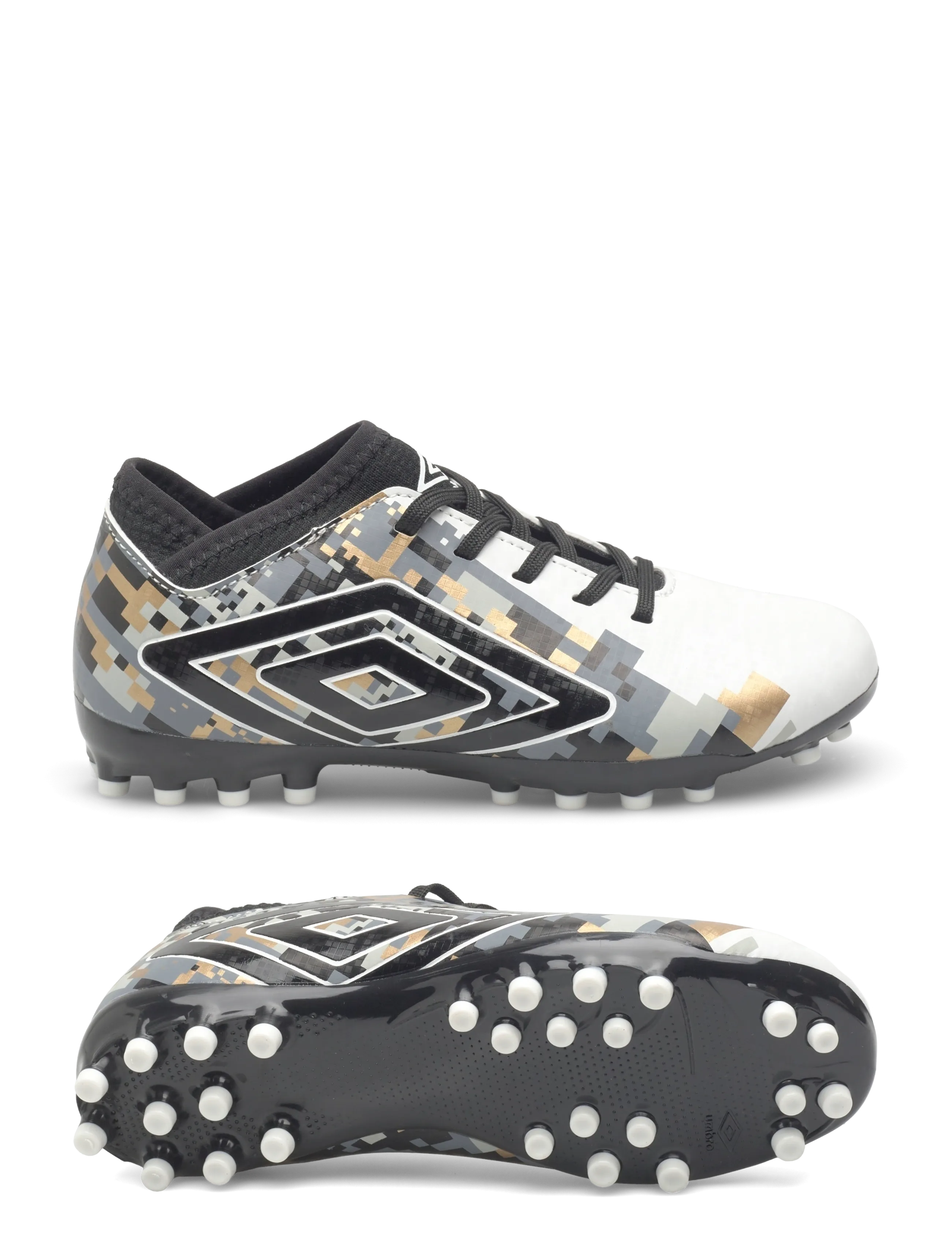 Umbro Formation IV AG Jr - Fotbollsskor - WHITE / multi
