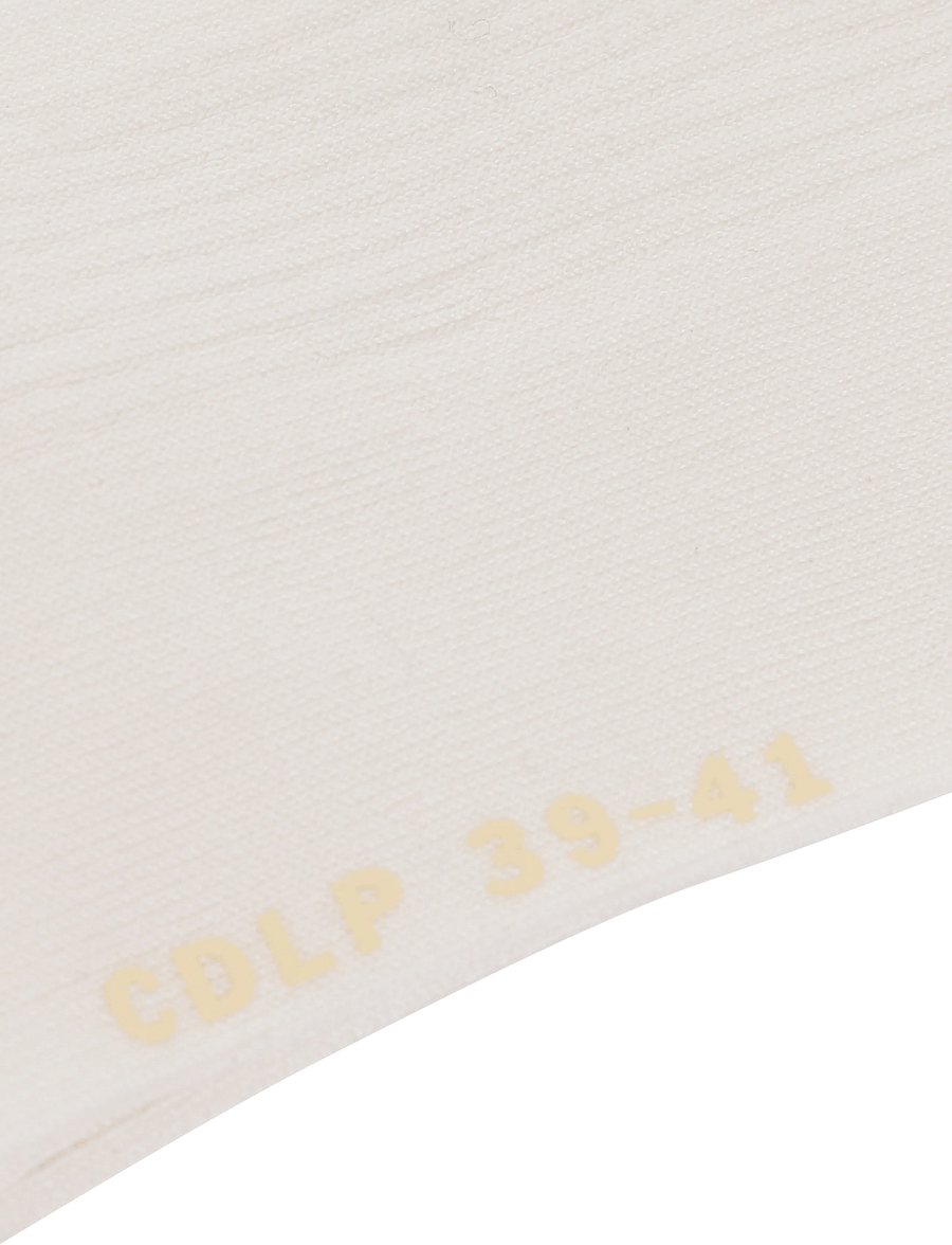 CDLP - COTTON MID LENGTH RIB SOCKS - WHITE - tennissocken - white - 2