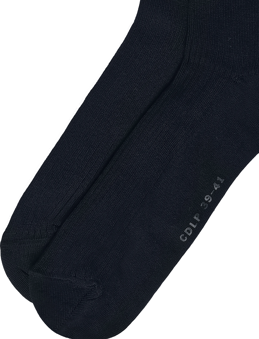 CDLP - COTTON MID LENGTH RIB SOCKS - DARK NAVY - tennissocken - dark navy - 2