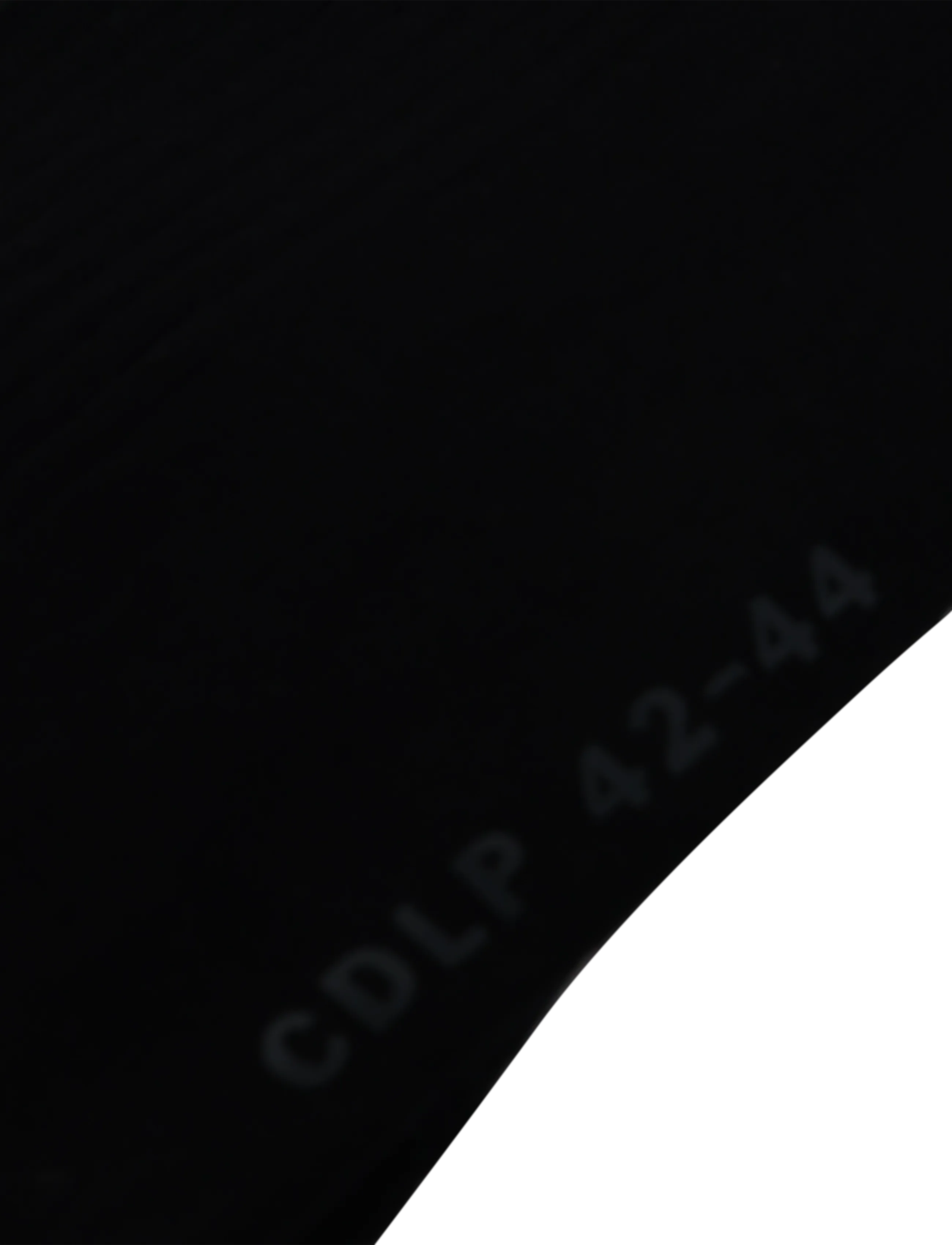 CDLP - COTTON MID LENGTH RIB SOCKS - BLACK - black - 2