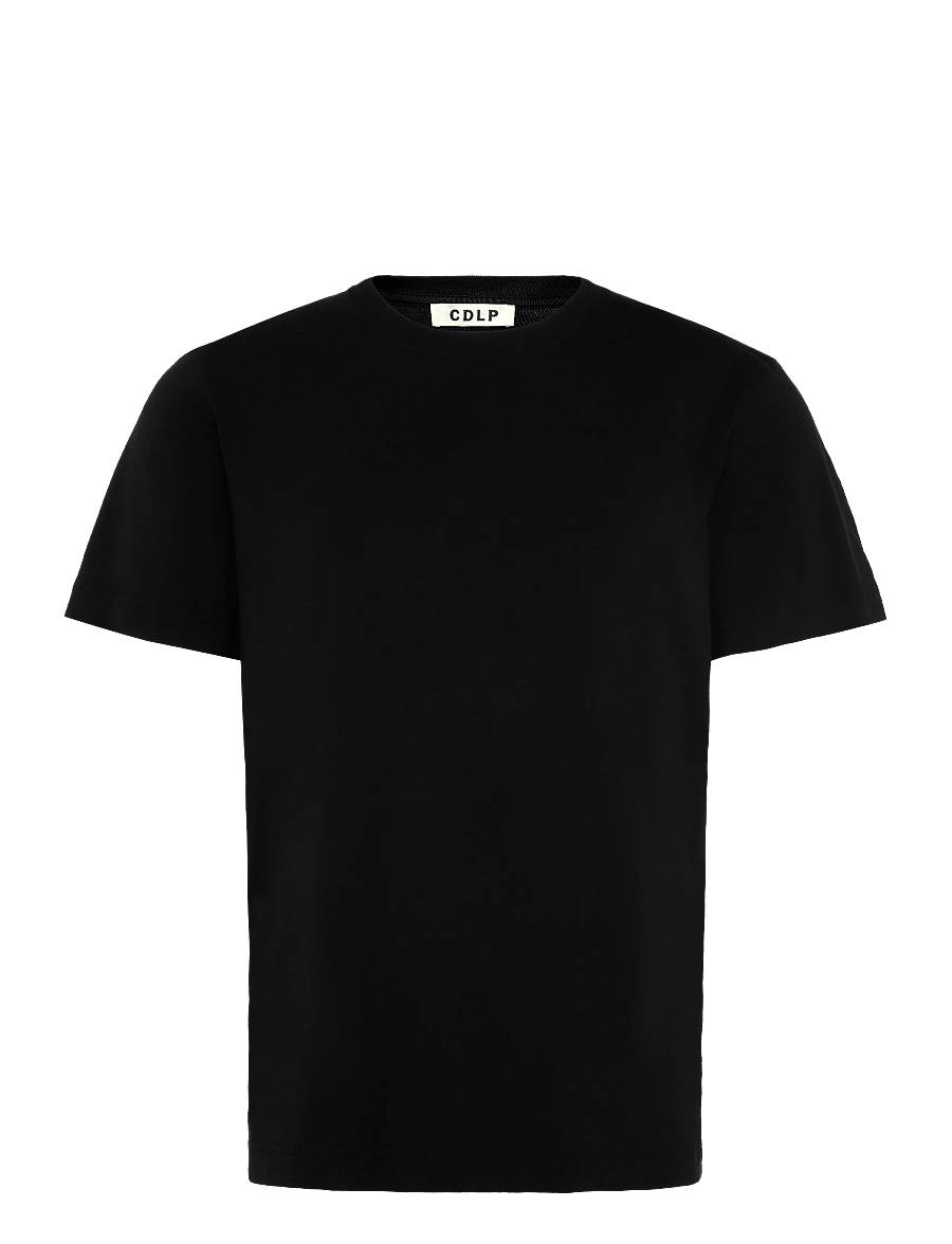 CDLP - MIDWEIGHT T-SHIRT - BLACK - pyjama tops - black - 0