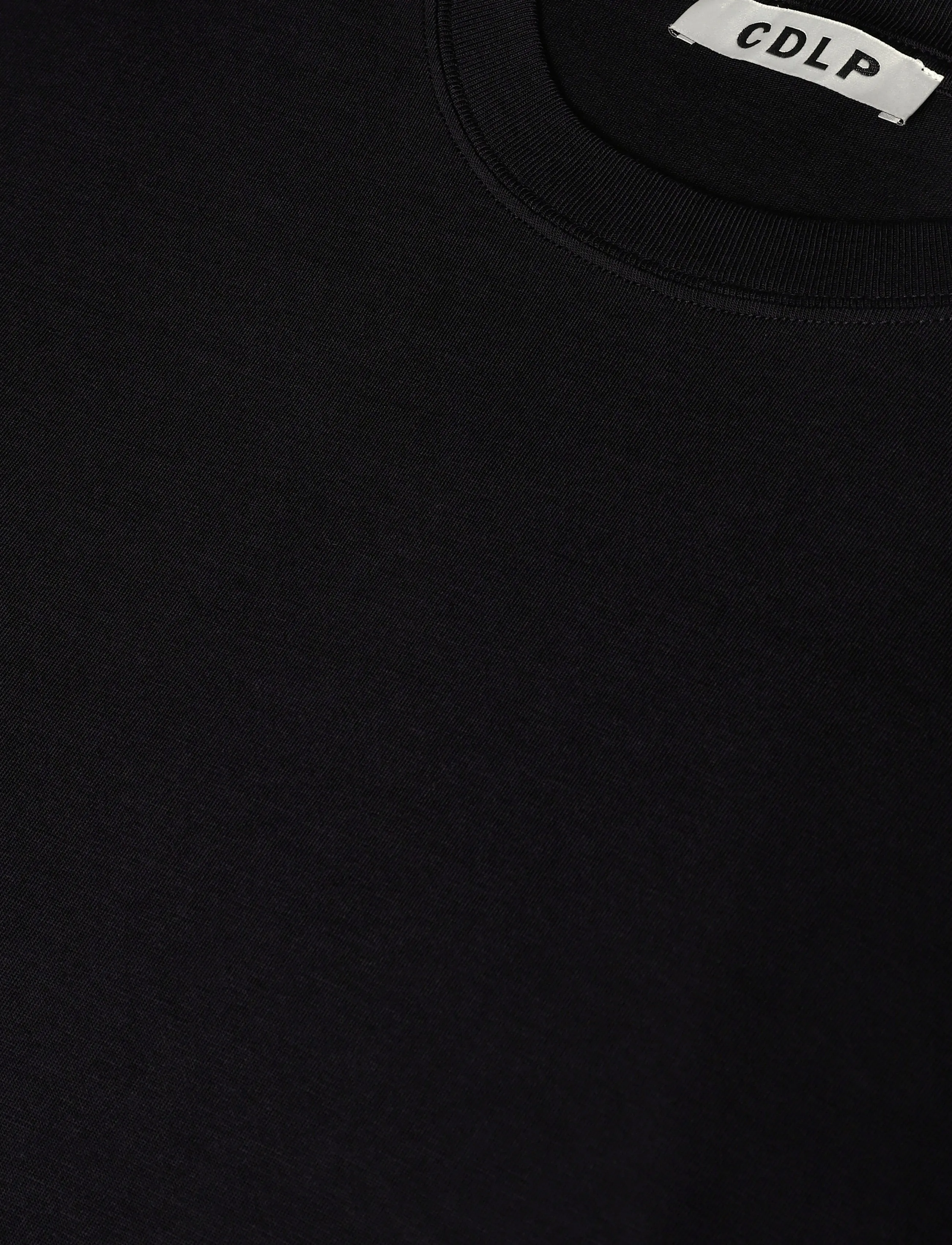 CDLP - MIDWEIGHT T-SHIRT - BLACK - pyjama tops - black - 2