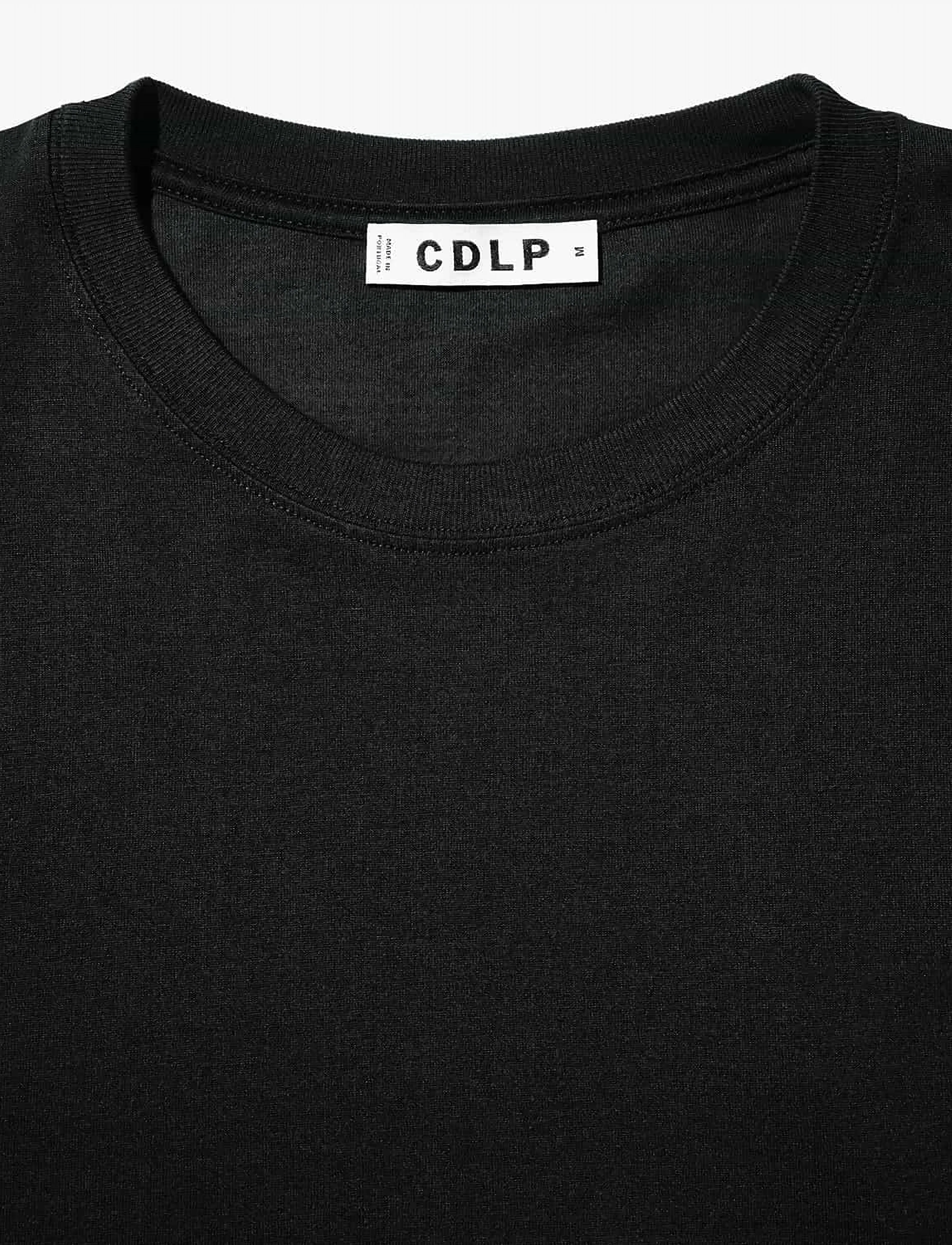 CDLP - MIDWEIGHT T-SHIRT - BLACK - nattrøjer - black - 1