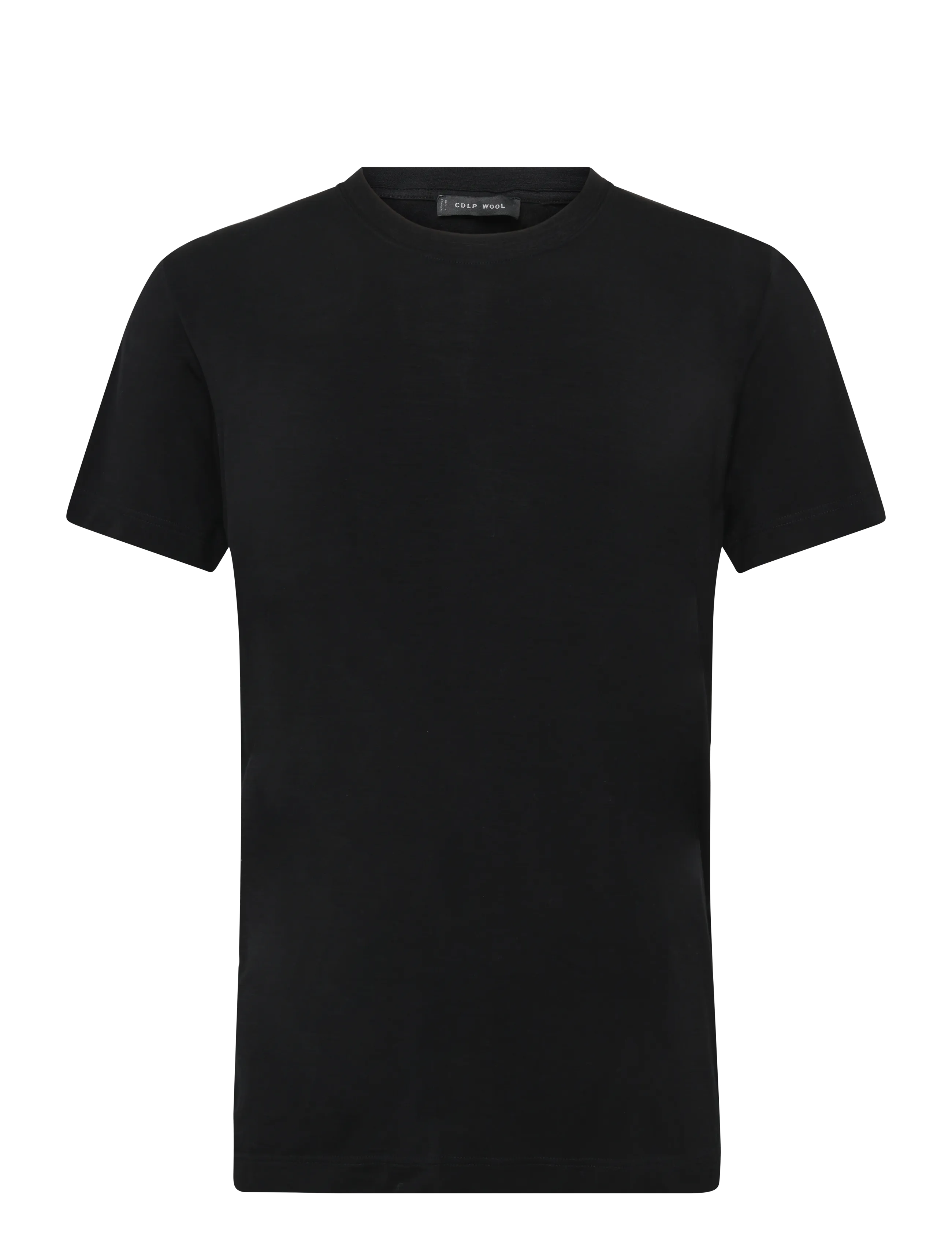 CDLP MERINO BLEND T-SHIRT - BLACK - T-Shirts - BLACK / black