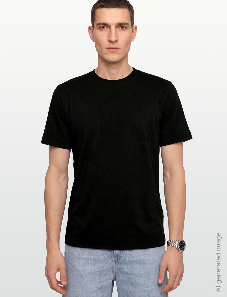 CDLP - HEAVYWEIGHT T-SHIRT - BLACK - pysjamasoverdeler - black - 3