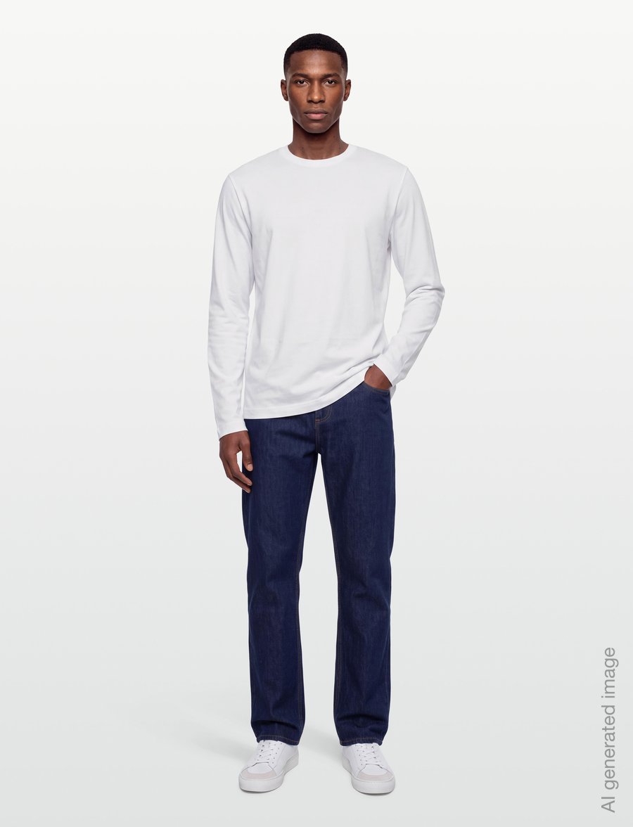 CDLP - MIDWEIGHT LONG SLEEVE T-SHIRT - WHITE - pyjamaoberteile - white - 0