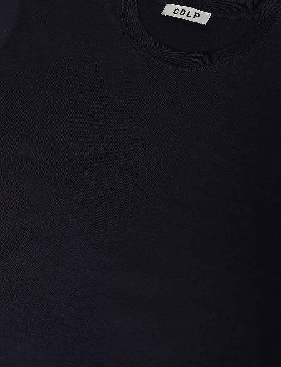 CDLP - MIDWEIGHT LONG SLEEVE T-SHIRT - DARK NAVY - pyjama tops - dark navy - 2
