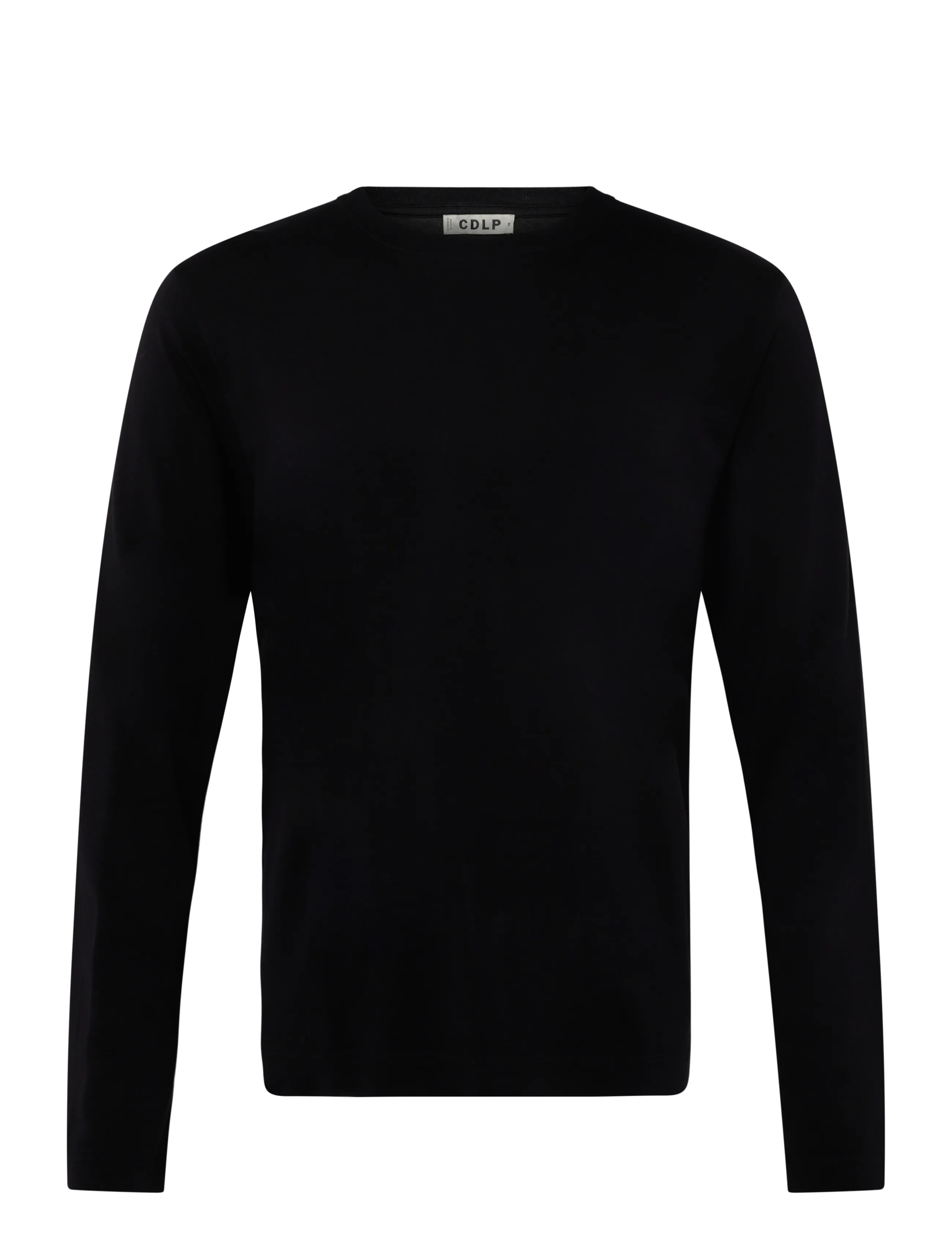 CDLP MIDWEIGHT LONG SLEEVE T-SHIRT - BLACK - Nach Stil kaufen - BLACK / black