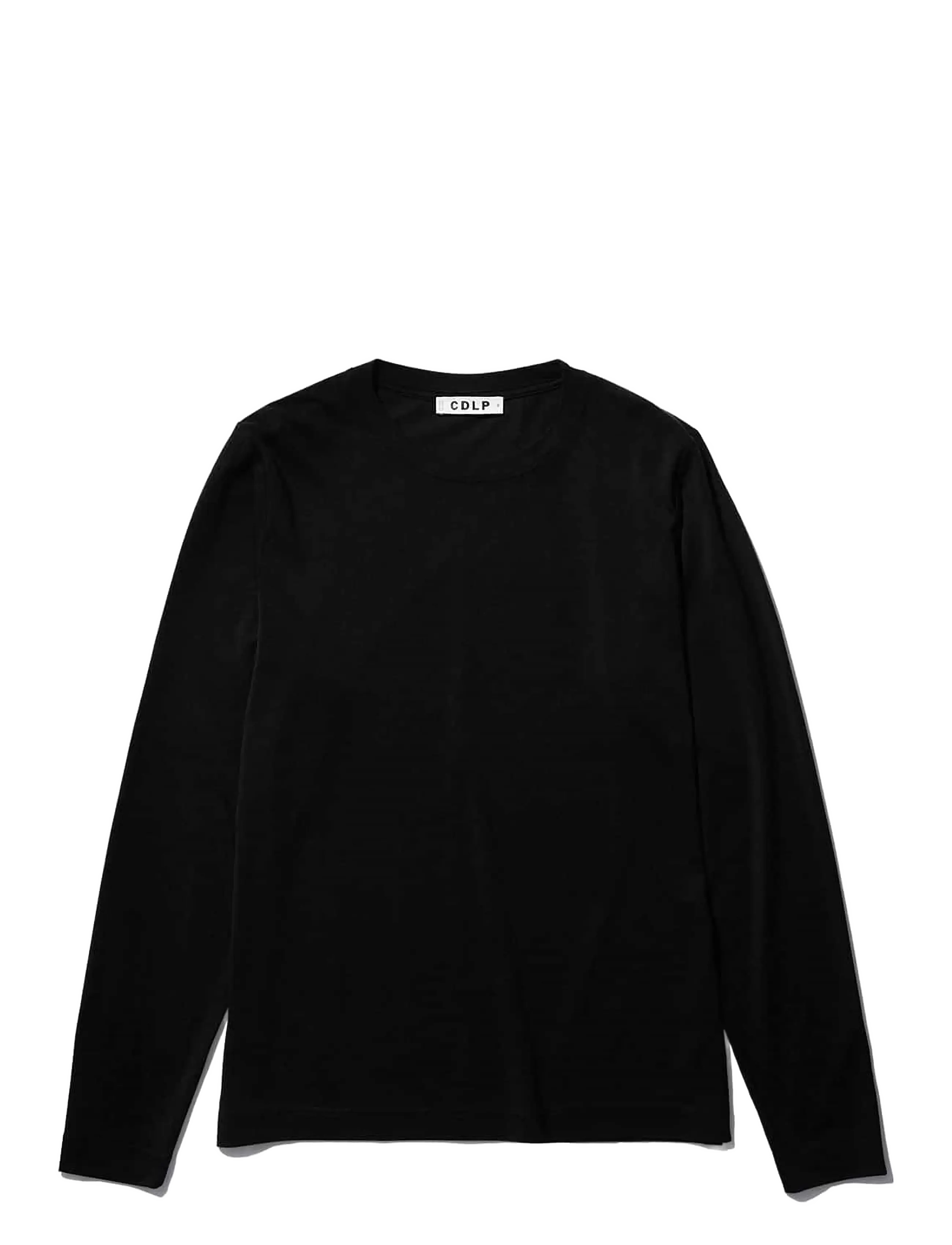 CDLP MIDWEIGHT LONG SLEEVE T-SHIRT - BLACK - Underkläder - BLACK / black