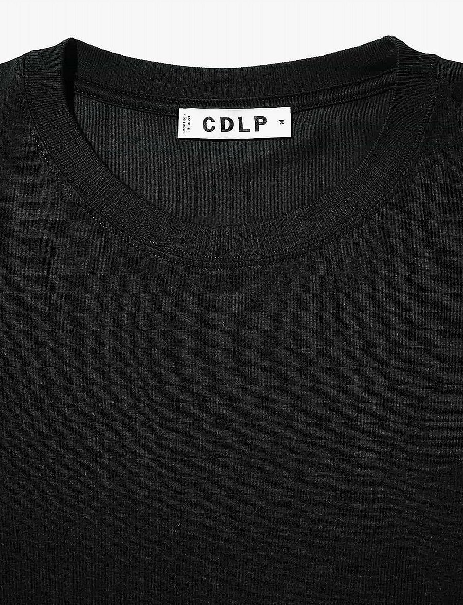 CDLP - MIDWEIGHT LONG SLEEVE T-SHIRT - BLACK - nattrøjer - black - 1