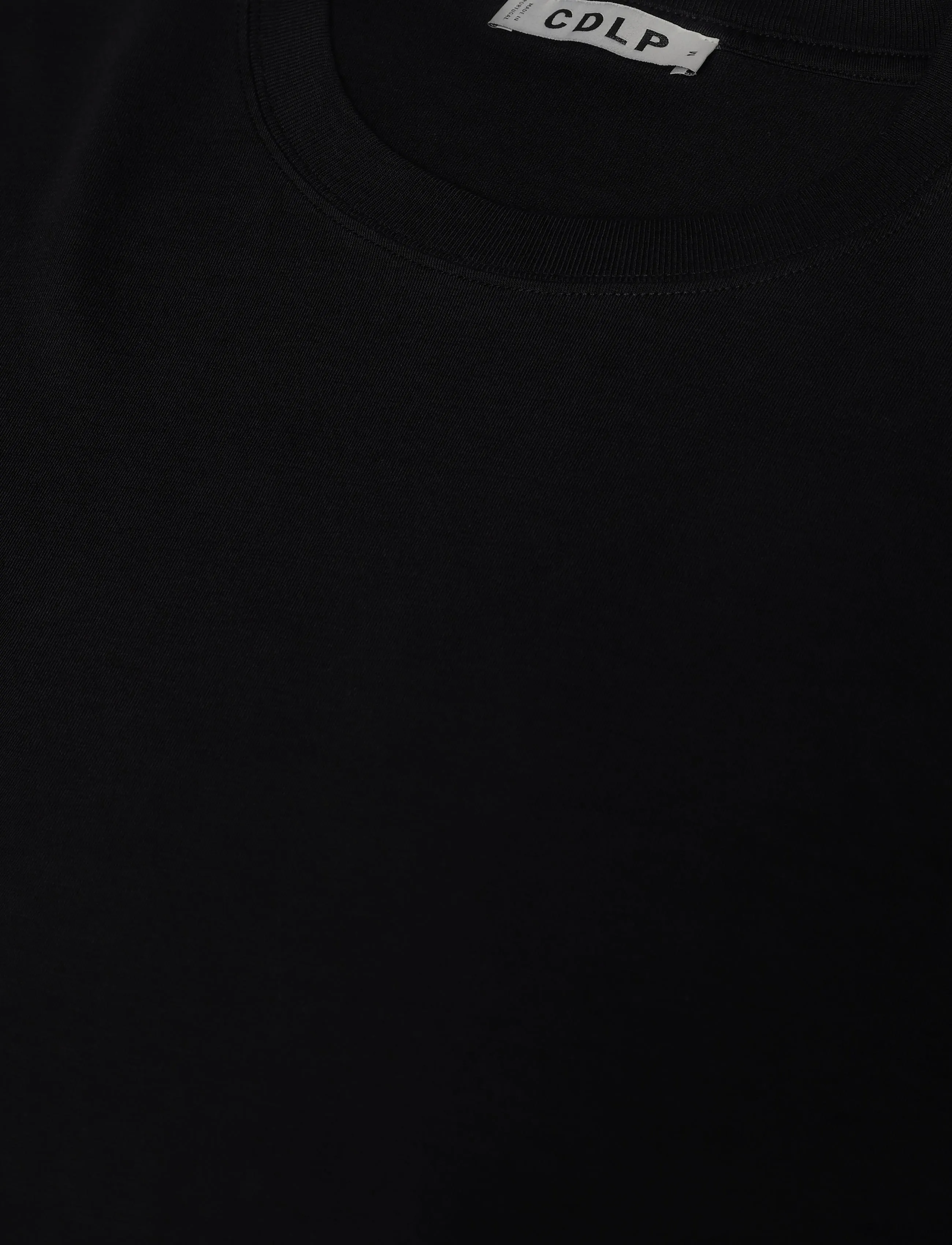 CDLP - MIDWEIGHT LONG SLEEVE T-SHIRT - BLACK - pidžaamasärgid - black - 2