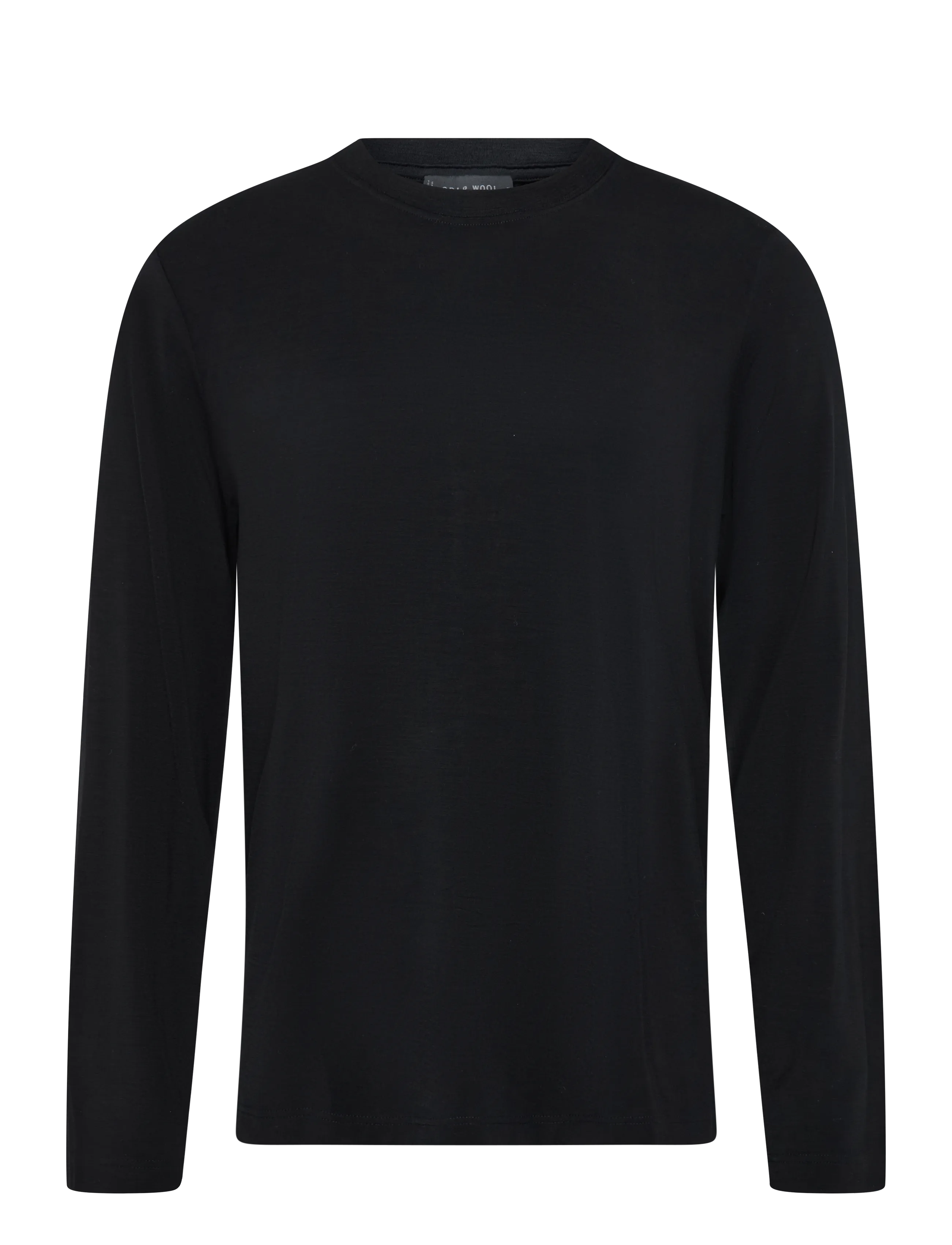 CDLP MERINO BLEND LONG SLEEVE T-SHIRT - BLACK - Pidžaamasärgid - BLACK / black