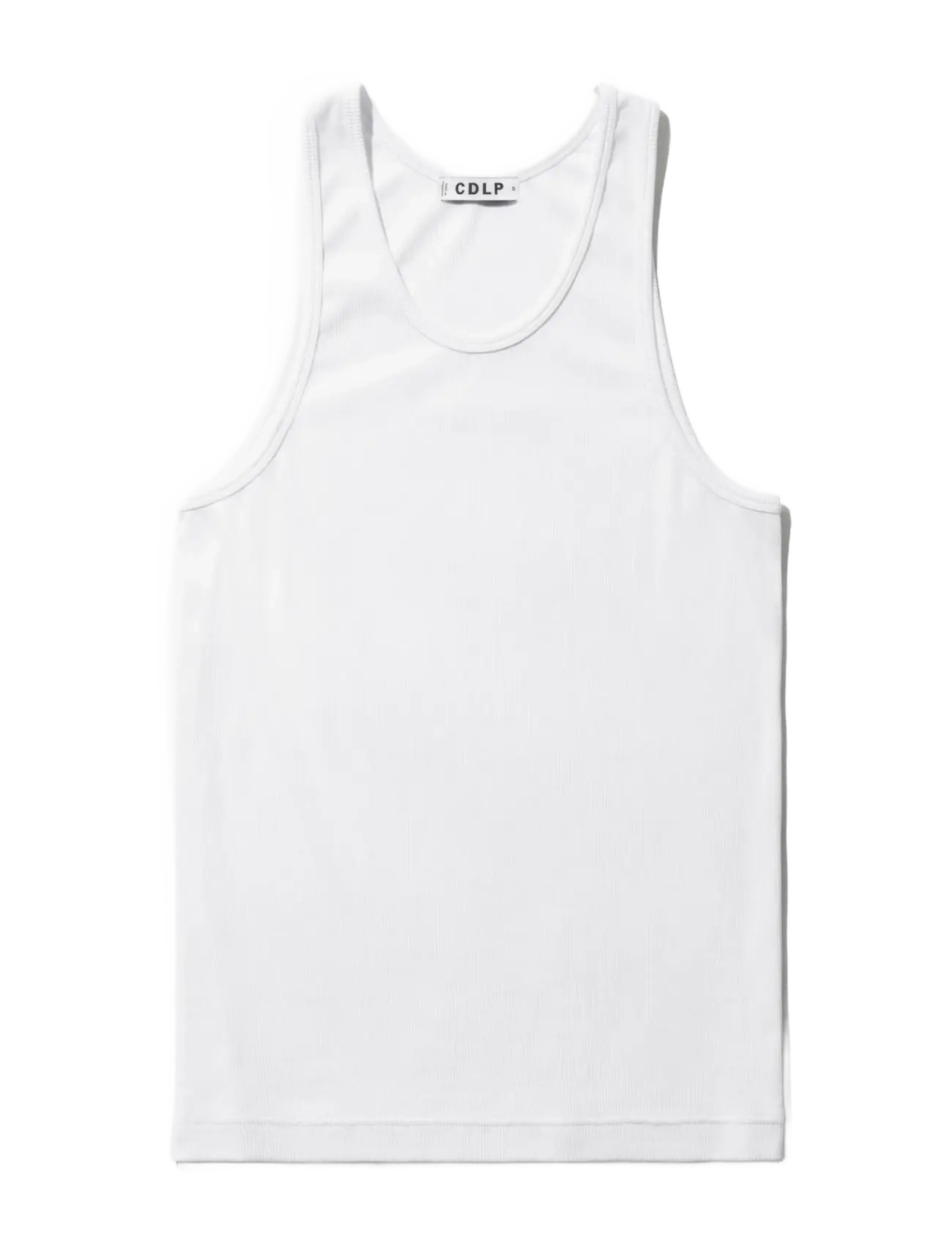 CDLP RIB TANK TOP - WHITE - Inspiration - WHITE / white
