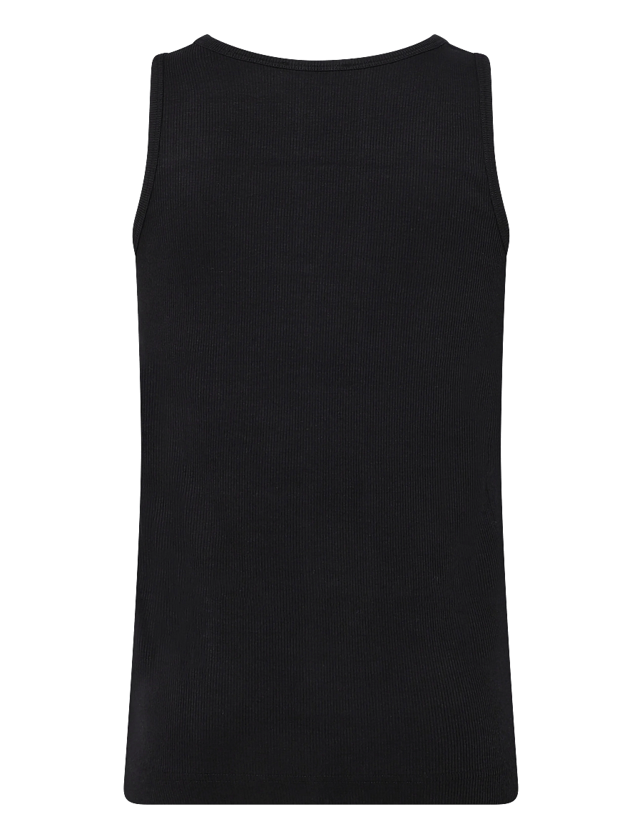 CDLP - RIB TANK TOP - OFF BLACK - pyjamaoberteile - off black - 1