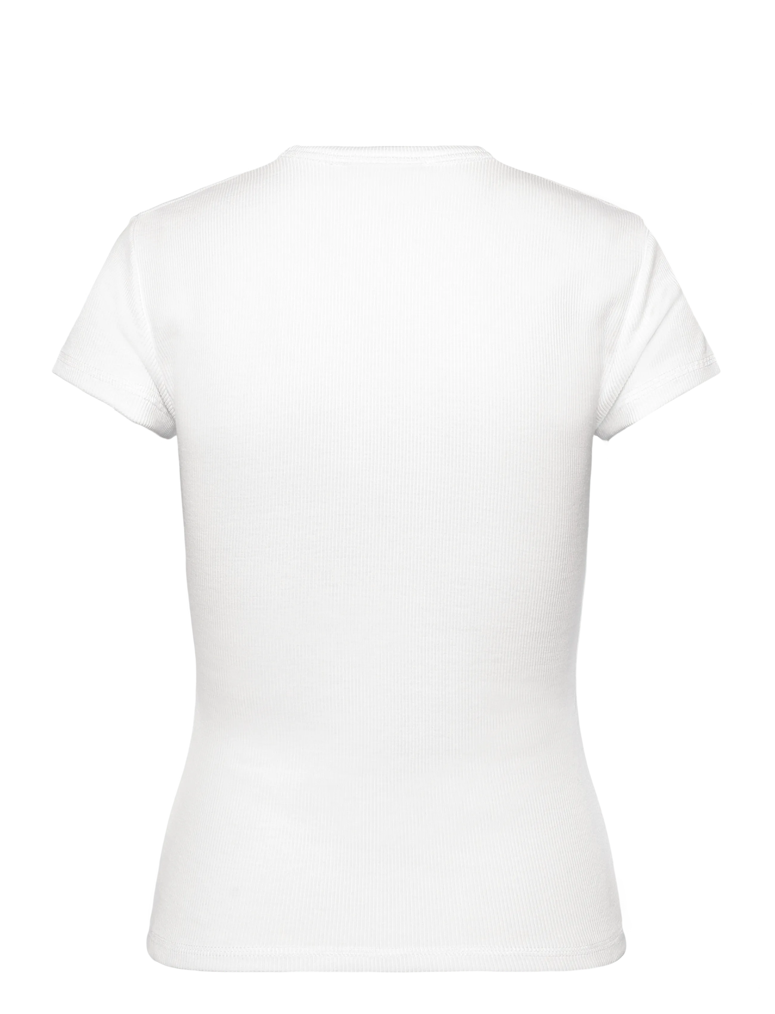 CDLP Lyocell Rib T-Shirt dam – bild 2