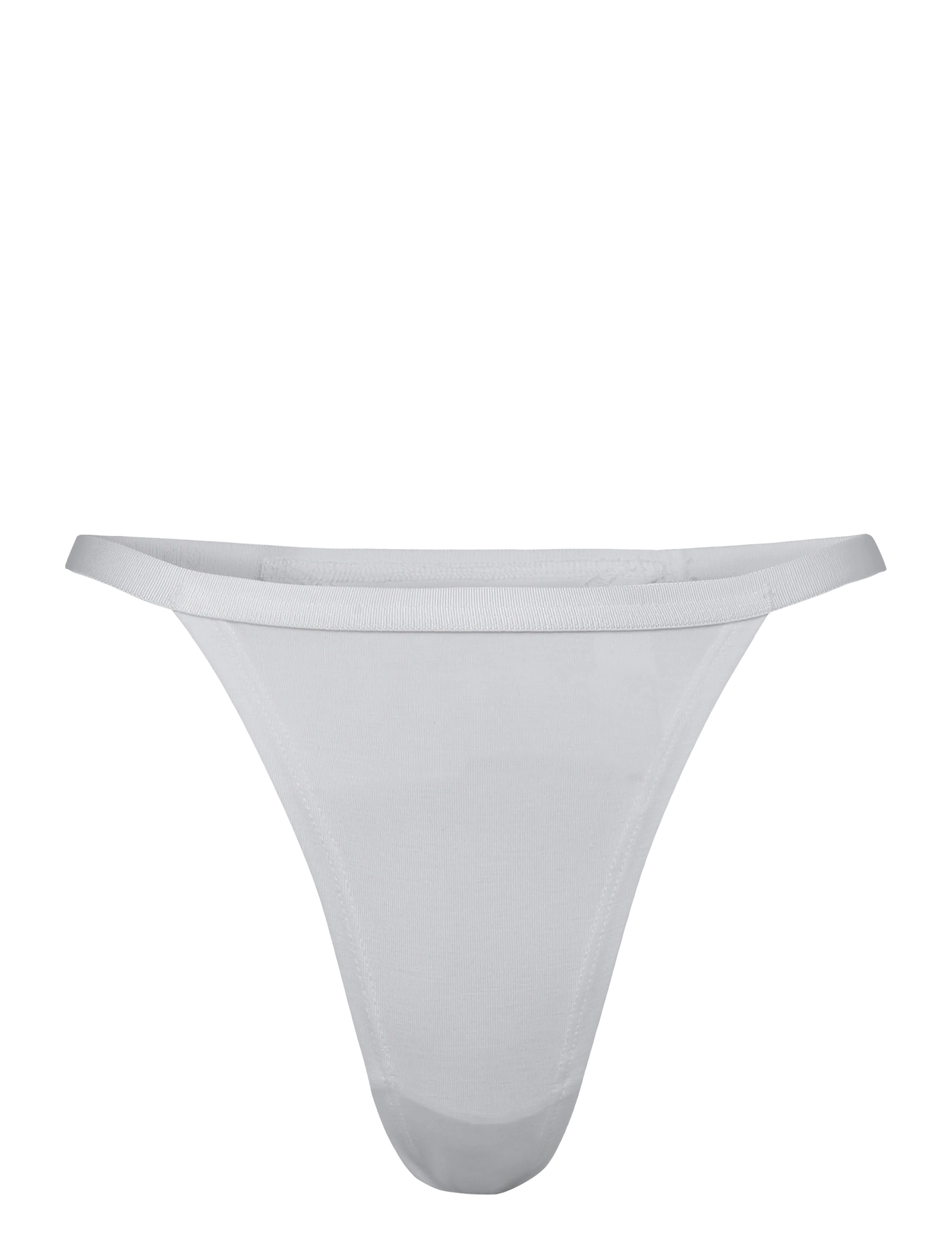 CDLP Lyocell String Thong White, Kvinder, String Trusse, Hvid, Str: L