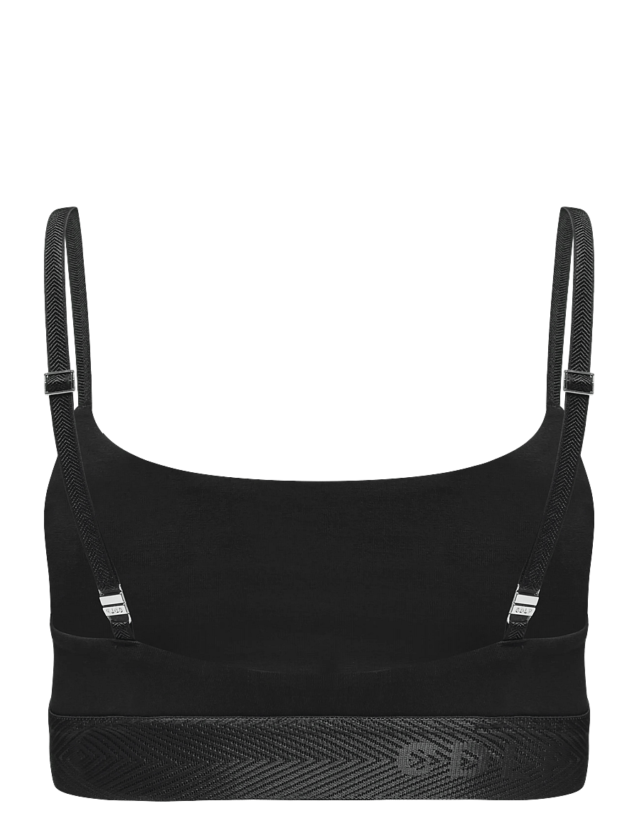 CDLP - LYOCELL SCOOP BRALETTE - BLACK - bralette - black - 1