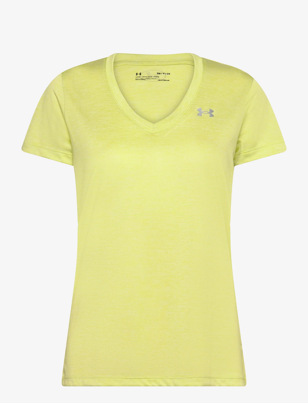 Under Armour - Tech SSV - Twist - t-shirts - lime yellow - 0