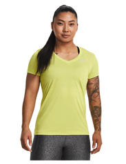 Under Armour - Tech SSV - Twist - t-shirts - lime yellow - 3