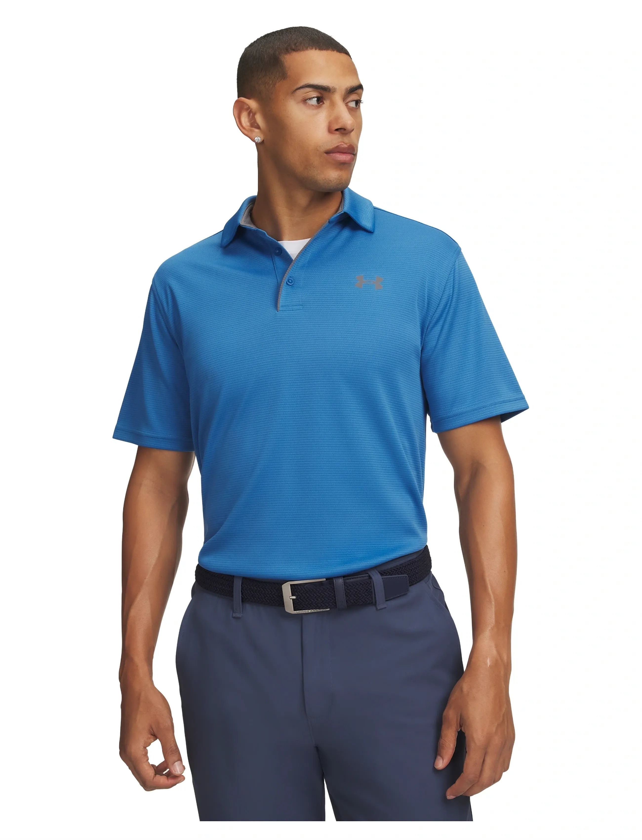 Under Armour Tech Polo, X3XL, Polos, Blau - Short-sleeved, Männerswear