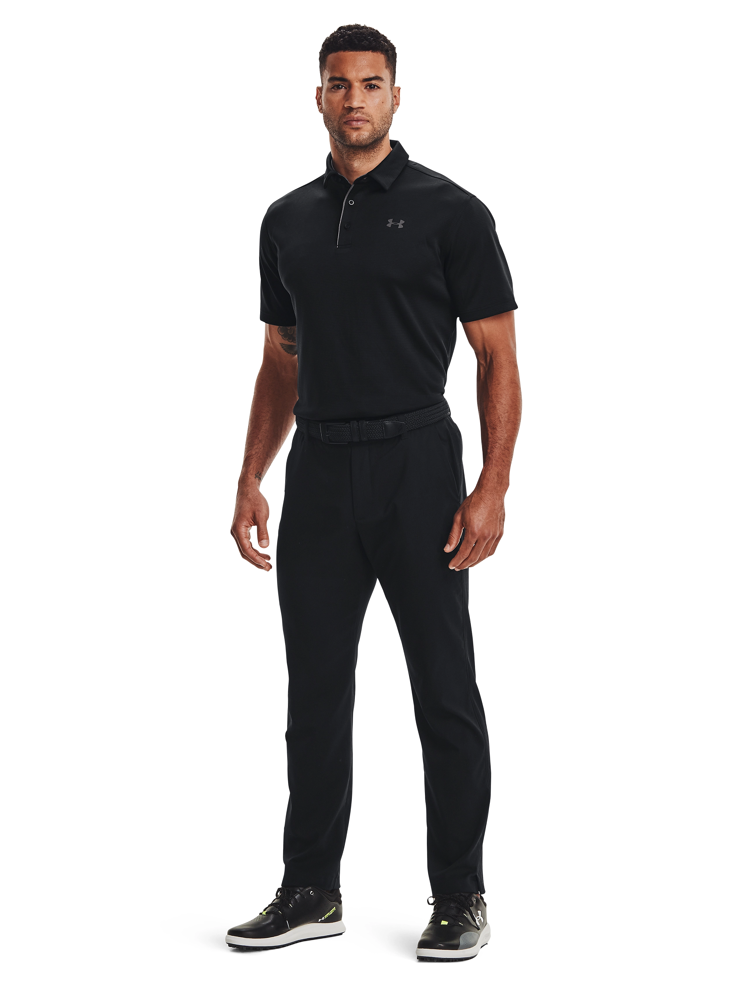 Under Armour Tech Polo, XL, Polos, Schwarz - Short-sleeved, Männerswear