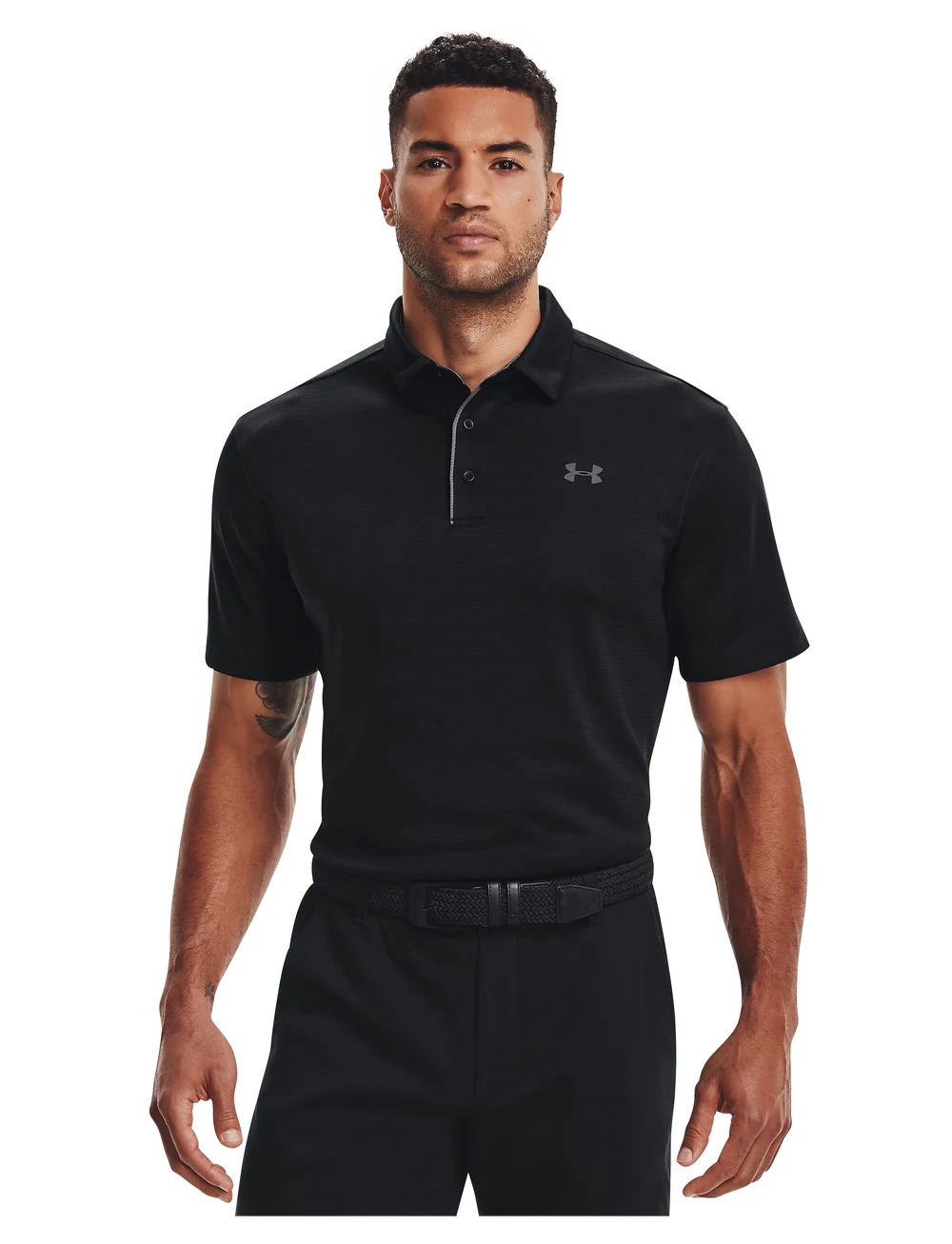 Under Armour - Tech Polo - toppar & t-shirts - black - 3