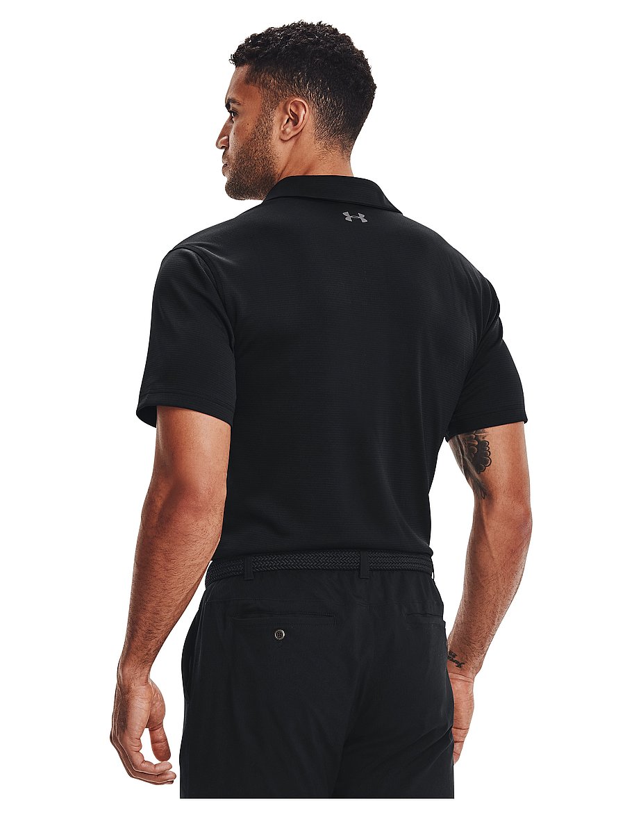 Under Armour - Tech Polo - oberteile & t-shirts - black - 4