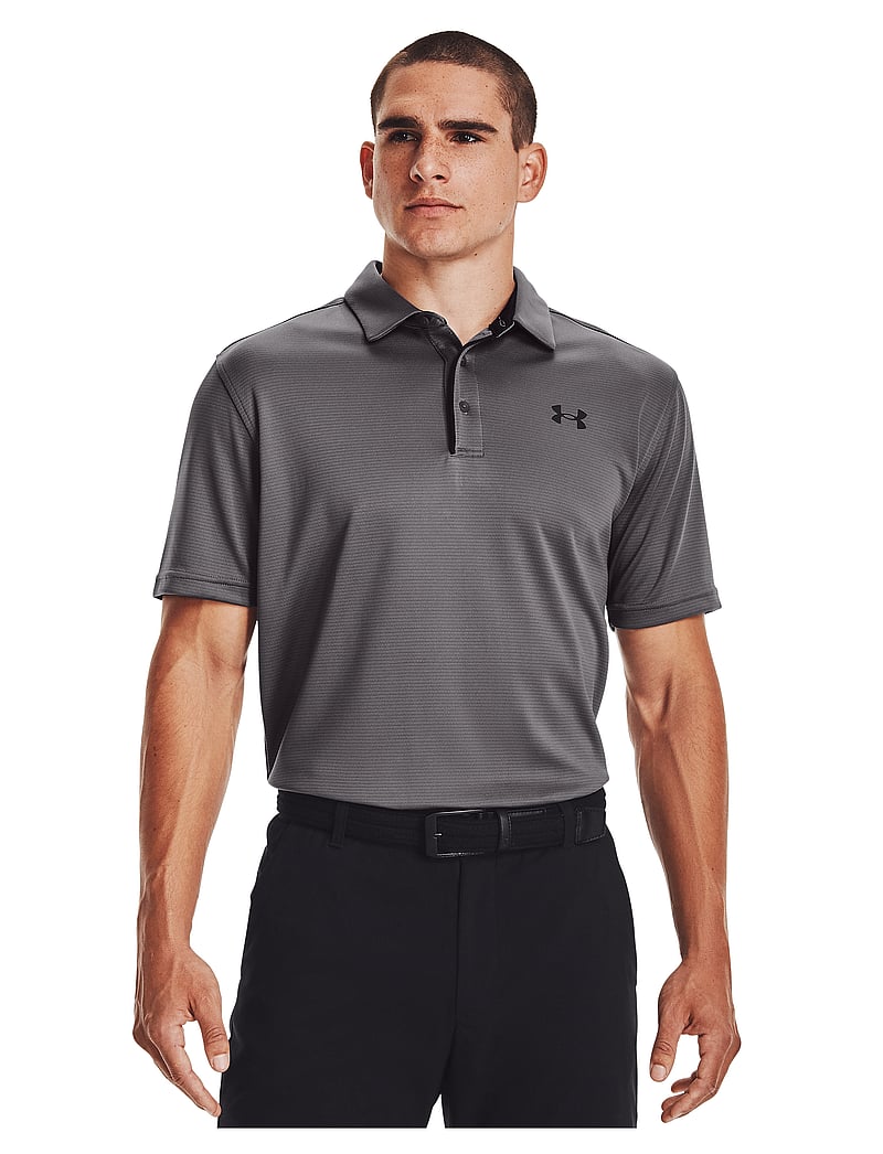 Under Armour - Tech Polo - toppar & t-shirts - graphite - 0