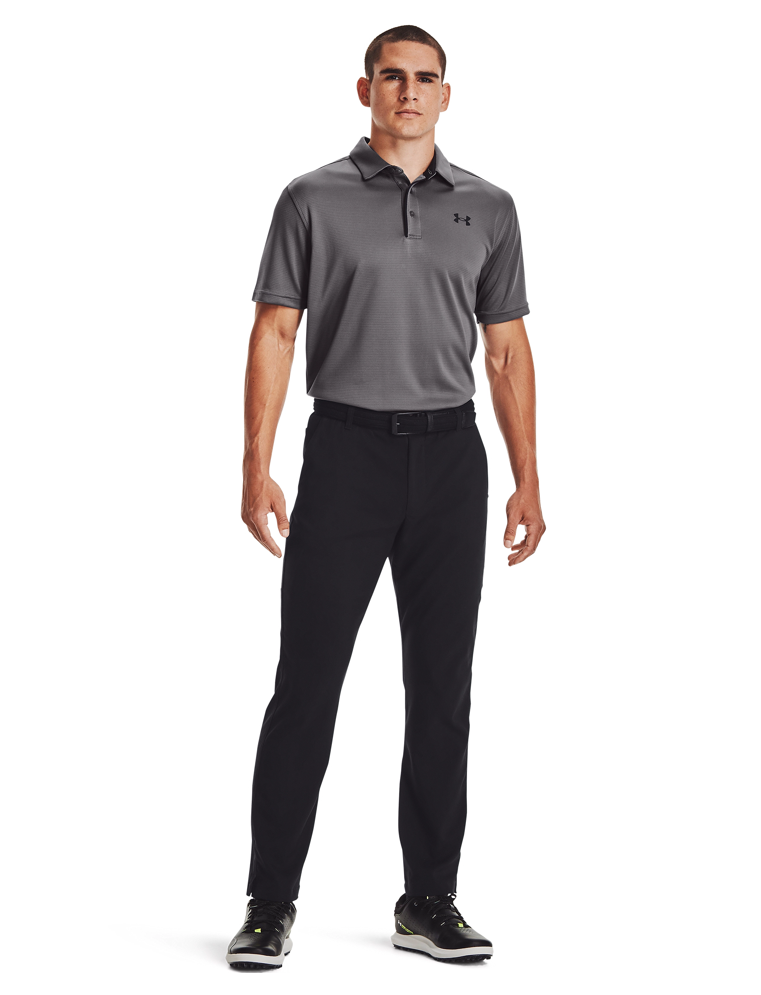 Under Armour - Tech Polo - toppe & t-shirts - graphite - 4