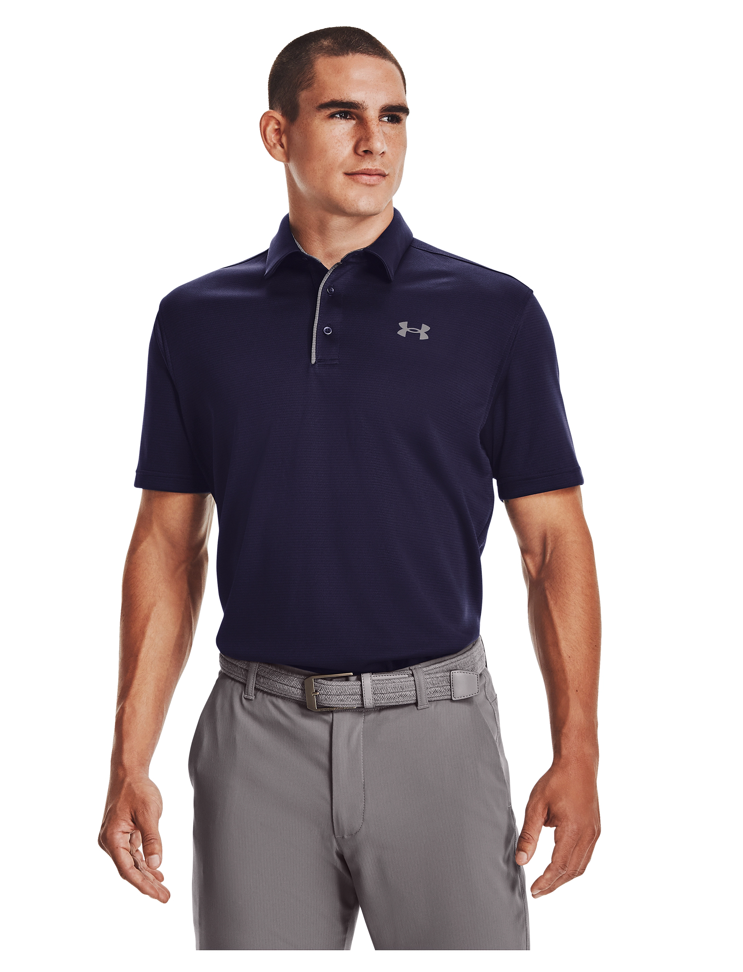 Under Armour Tech Polo, X3XL, Polos, Marineblau - Short-sleeved, Männerswear