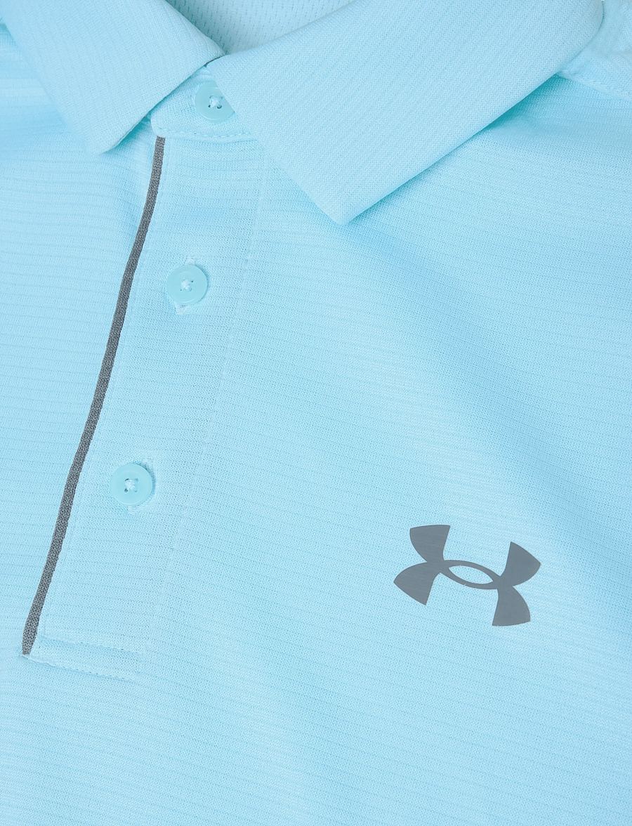 Under Armour - Tech Polo - oberteile & t-shirts - opal blue - 5