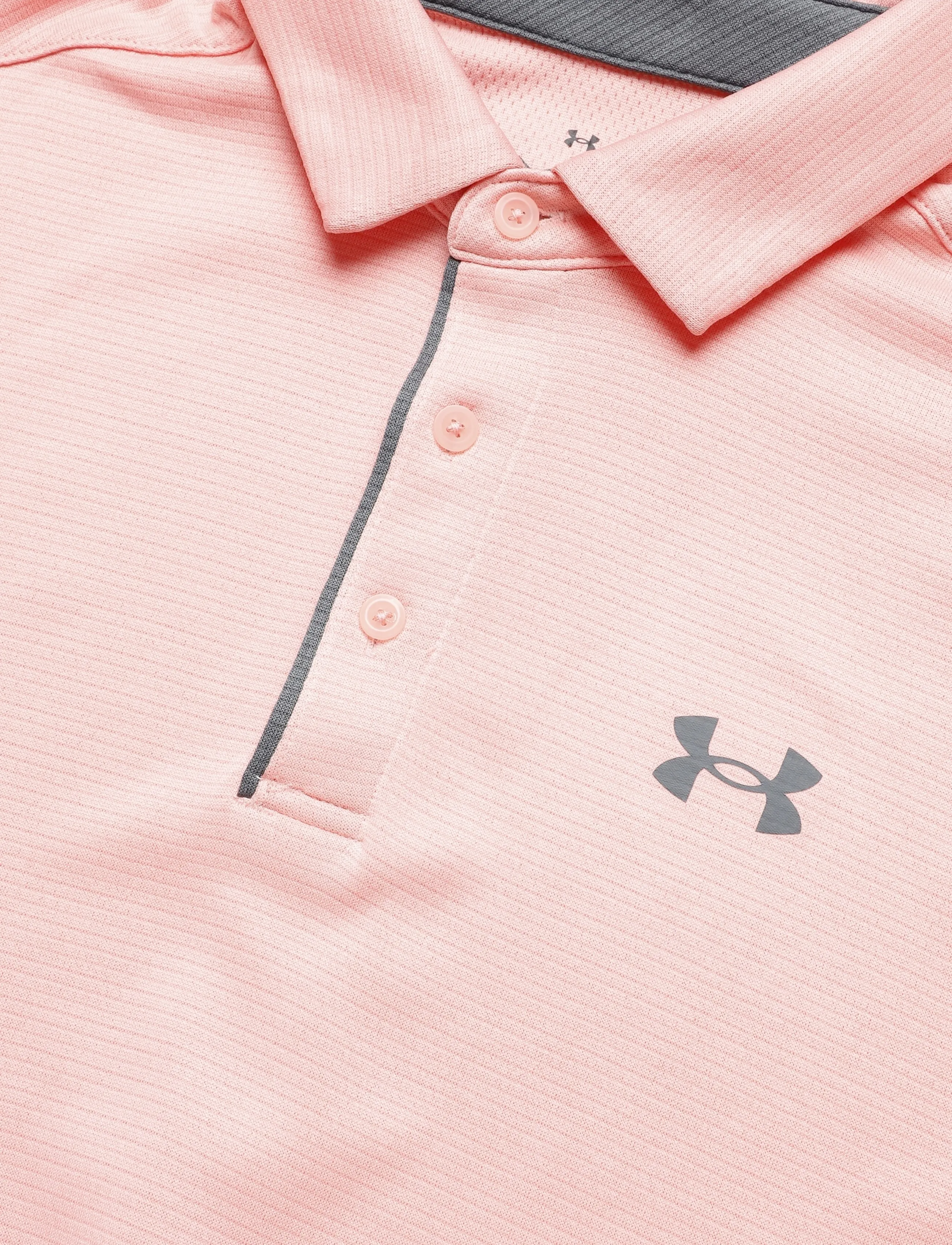 Under Armour - Tech Polo - oberteile & t-shirts - posh pink - 5