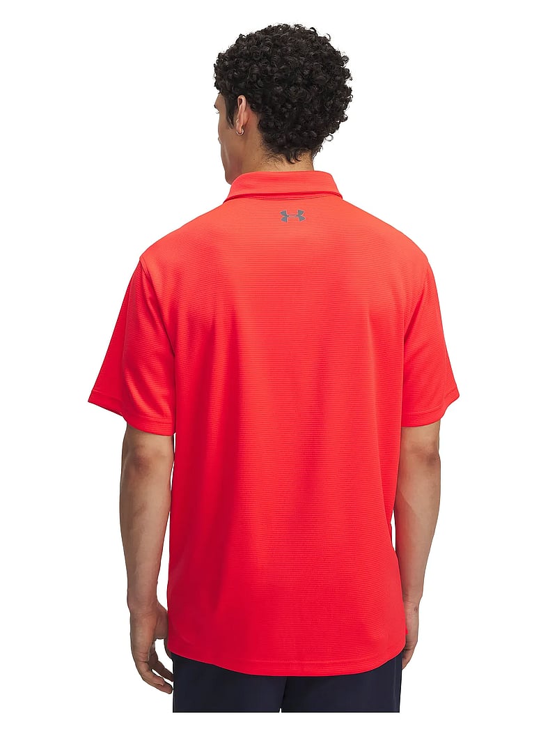 Under Armour - Tech Polo - toppar & t-shirts - racer red - 3