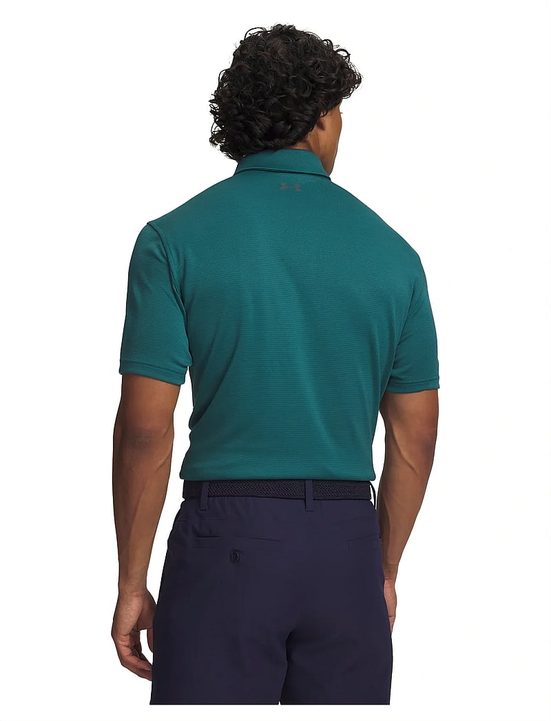 Under Armour - Tech Polo - toppar & t-shirts - rack green - 3