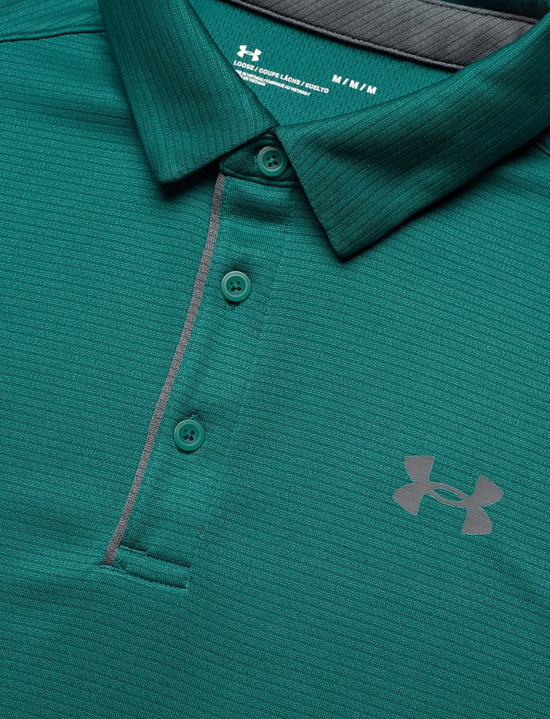 Under Armour - Tech Polo - toppar & t-shirts - rack green - 5