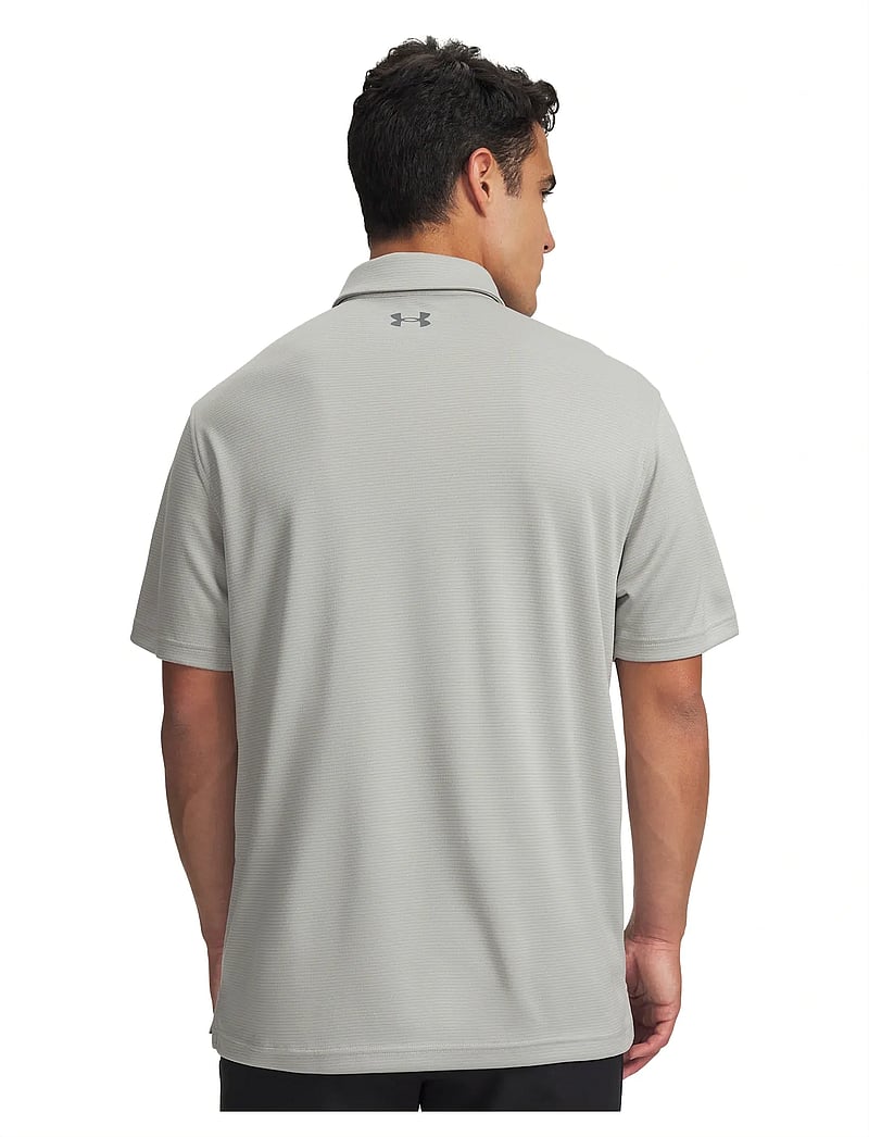 Under Armour - Tech Polo - toppar & t-shirts - titanium - 3