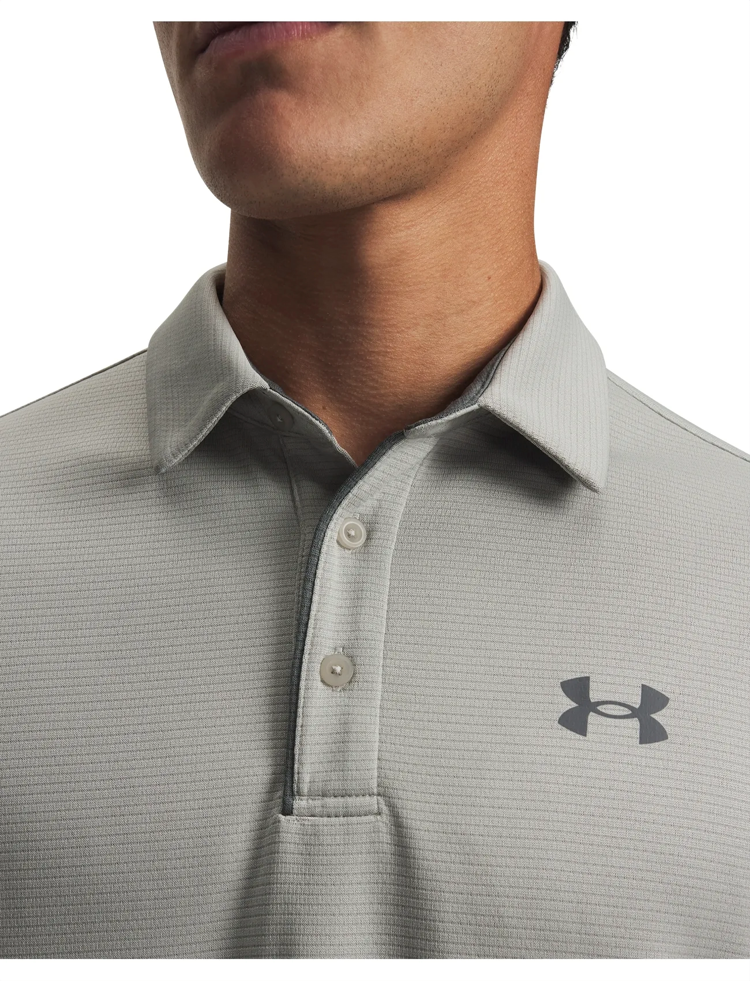 Under Armour - Tech Polo - toppe & t-shirts - titanium - 4