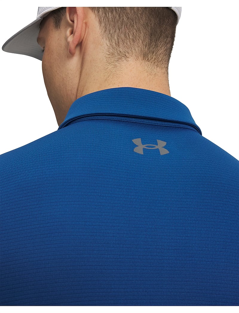 Under Armour - Tech Polo - toppar & t-shirts - varsity blue - 4