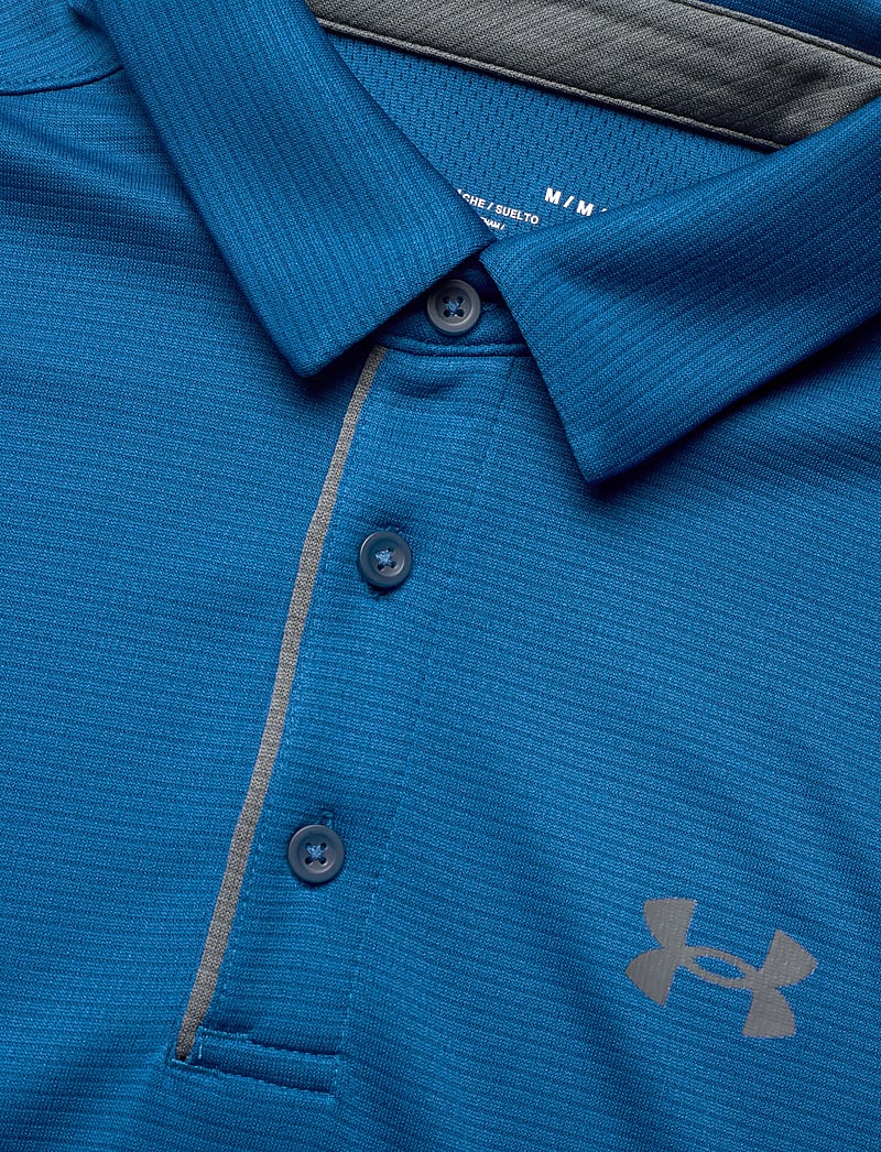 Under Armour - Tech Polo - toppar & t-shirts - varsity blue - 5