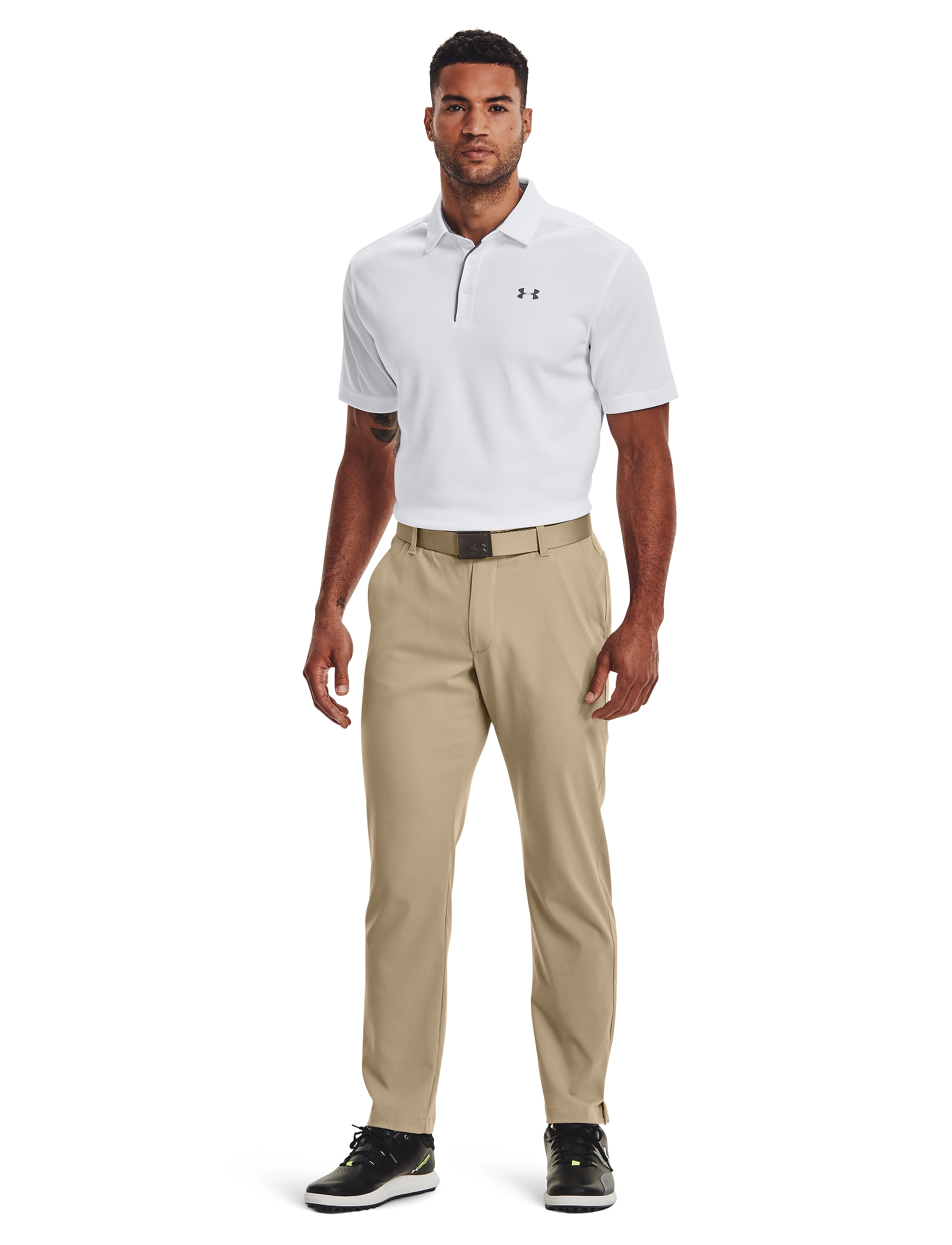 Under Armour Tech Polo, 3XL, Polos, Weiß - Short-sleeved, Männerswear