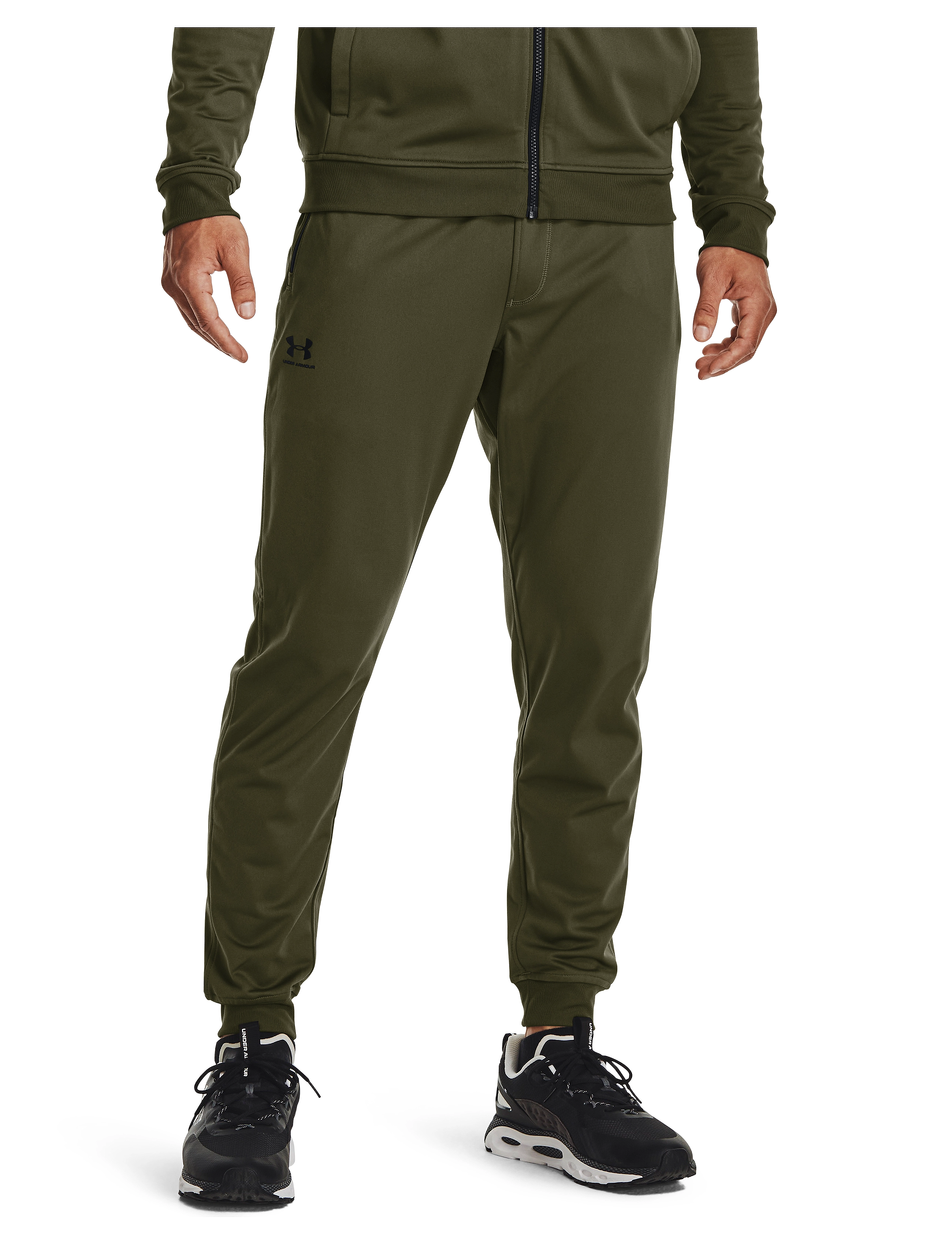 Under Armour - SPORTSTYLE TRICOT JOGGER - trainingshosen - marine od green - 3