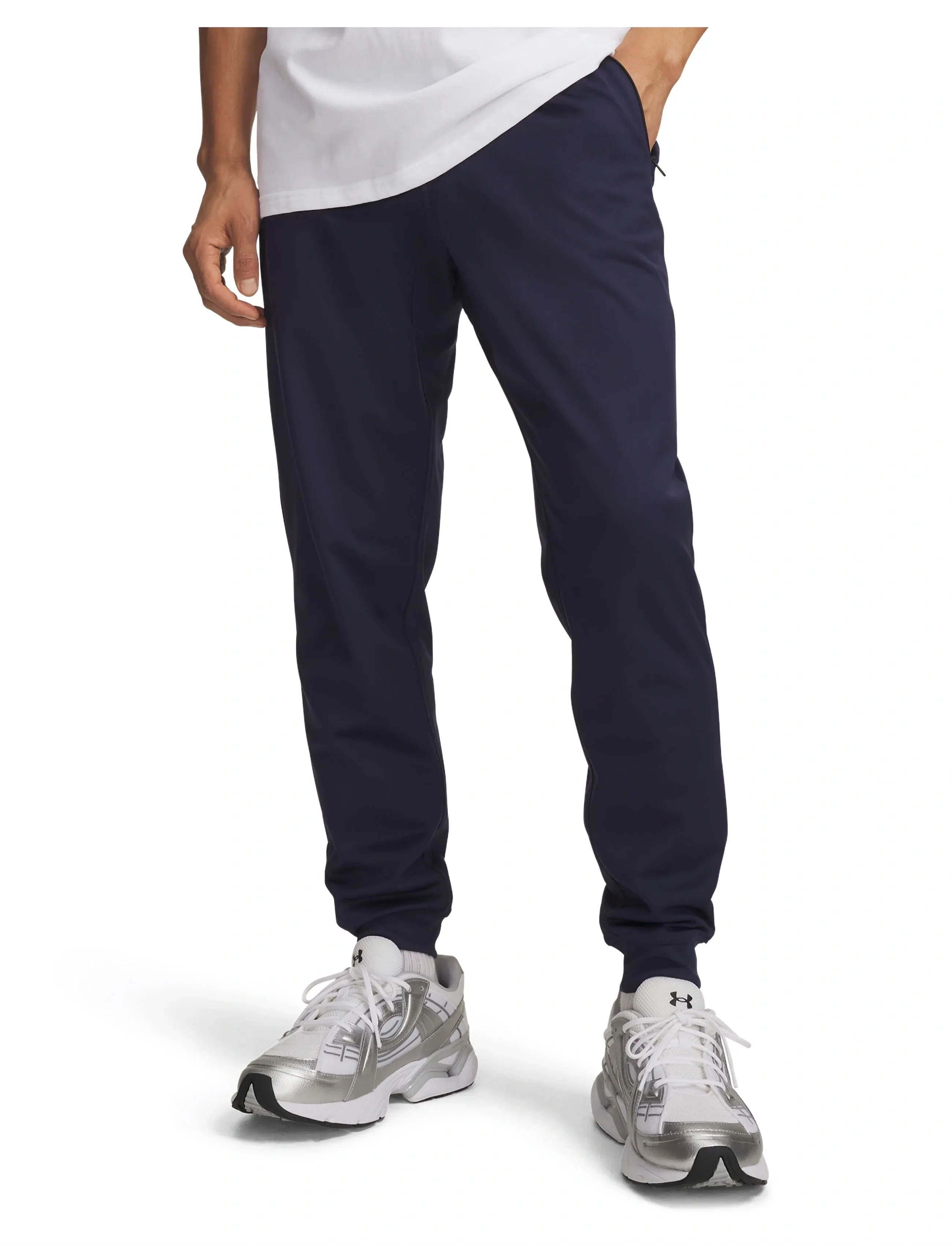 Under Armour Sportstyle Tricot Jogger, XXL, Sport, Marineblau - Sport Pants, Männerswear