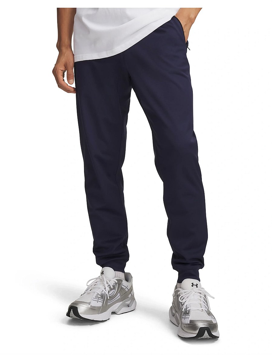 Under Armour - SPORTSTYLE TRICOT JOGGER - träningsbyxor - midnight navy - 0