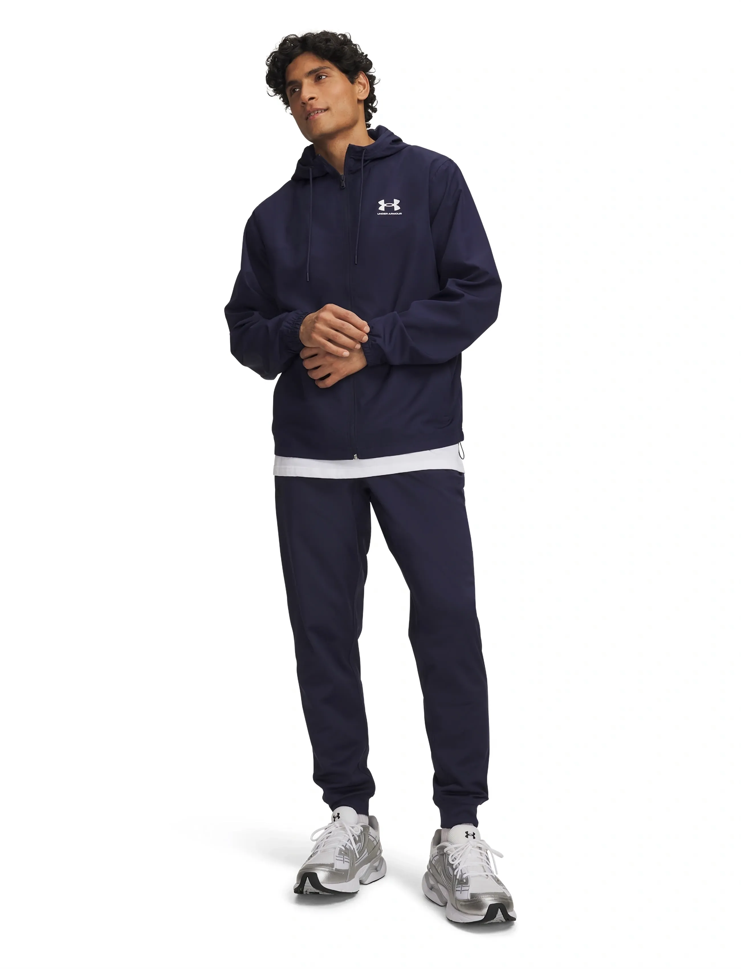 Under Armour - SPORTSTYLE TRICOT JOGGER - träningsbyxor - midnight navy - 4