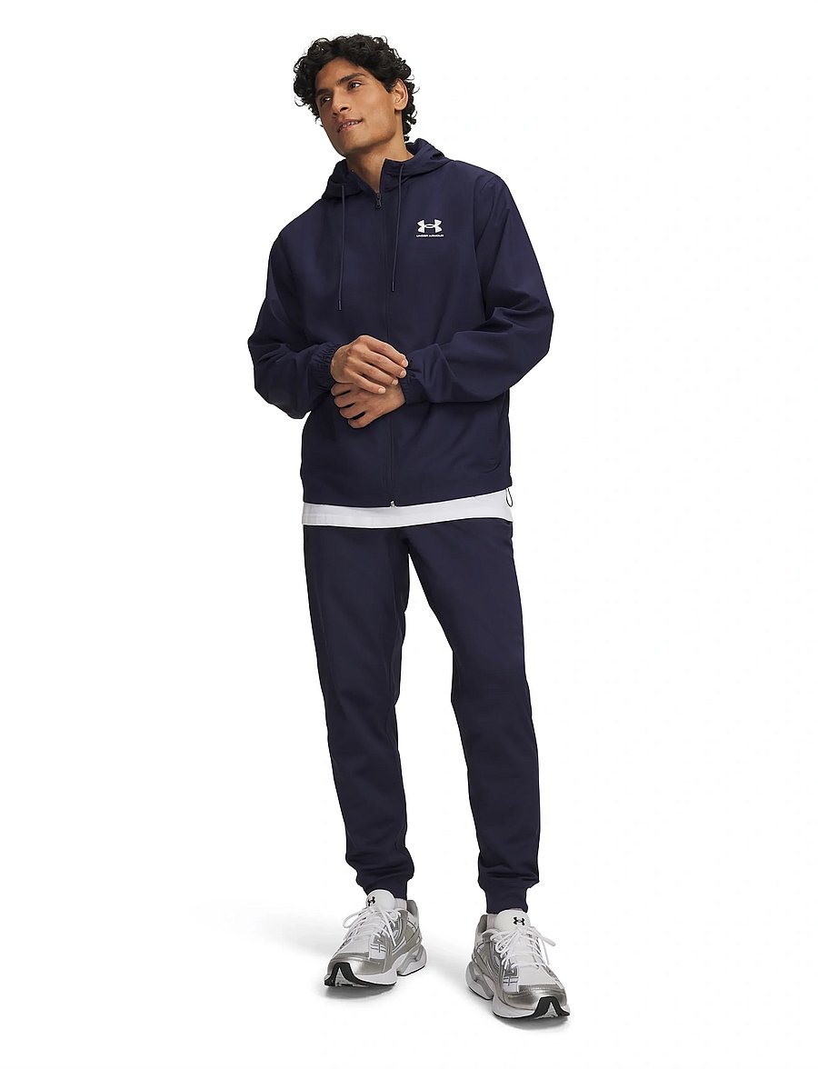 Under Armour - SPORTSTYLE TRICOT JOGGER - träningsbyxor - midnight navy - 4