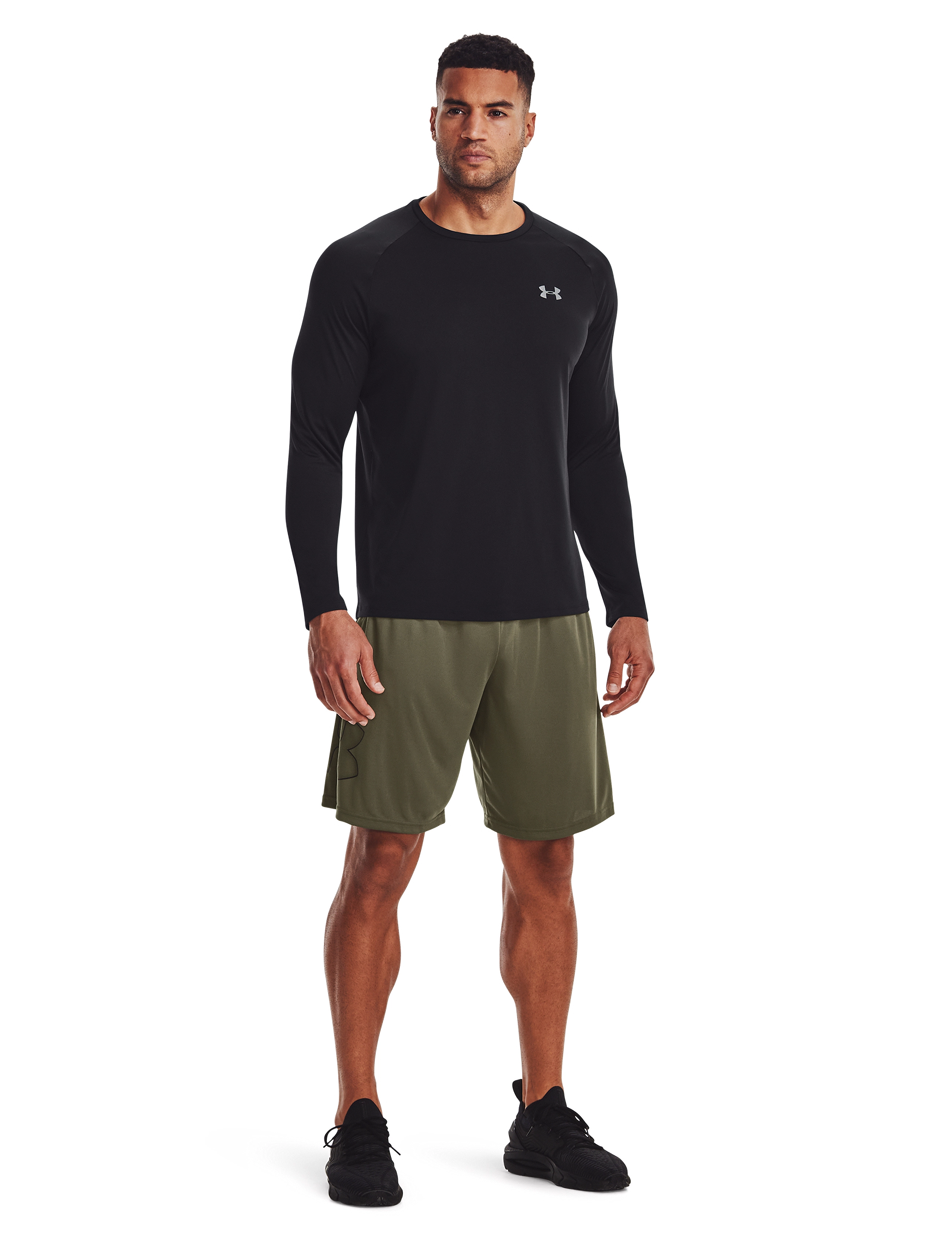 Under Armour - UA TECH GRAPHIC SHORT - lägsta priserna - marine od green - 4