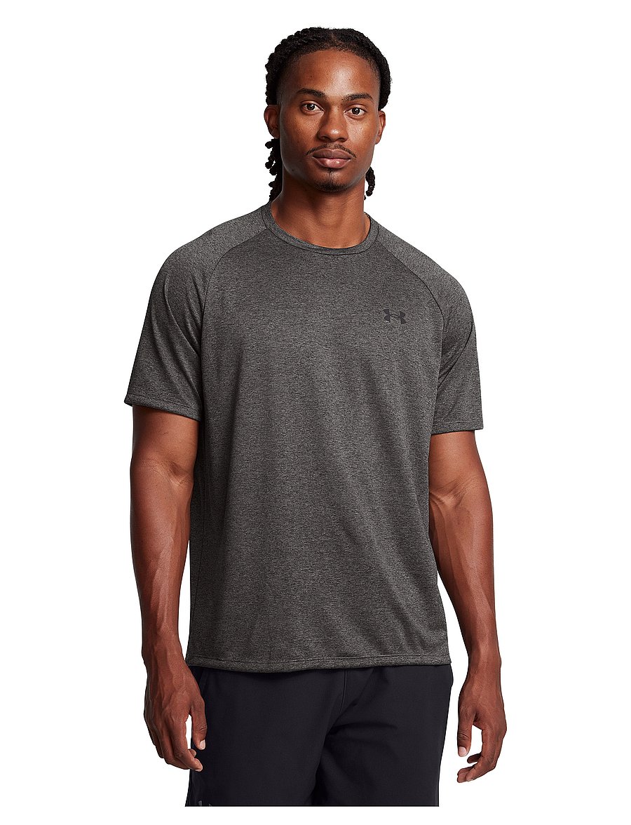 Under Armour - UA Tech 2.0 SS Tee - t-shirts - carbon heather - 0